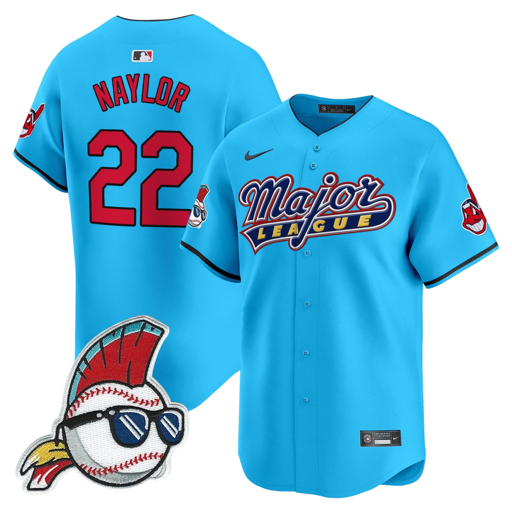 Men’s Cleveland Indians Major League Vapor Premier Limited Jersey