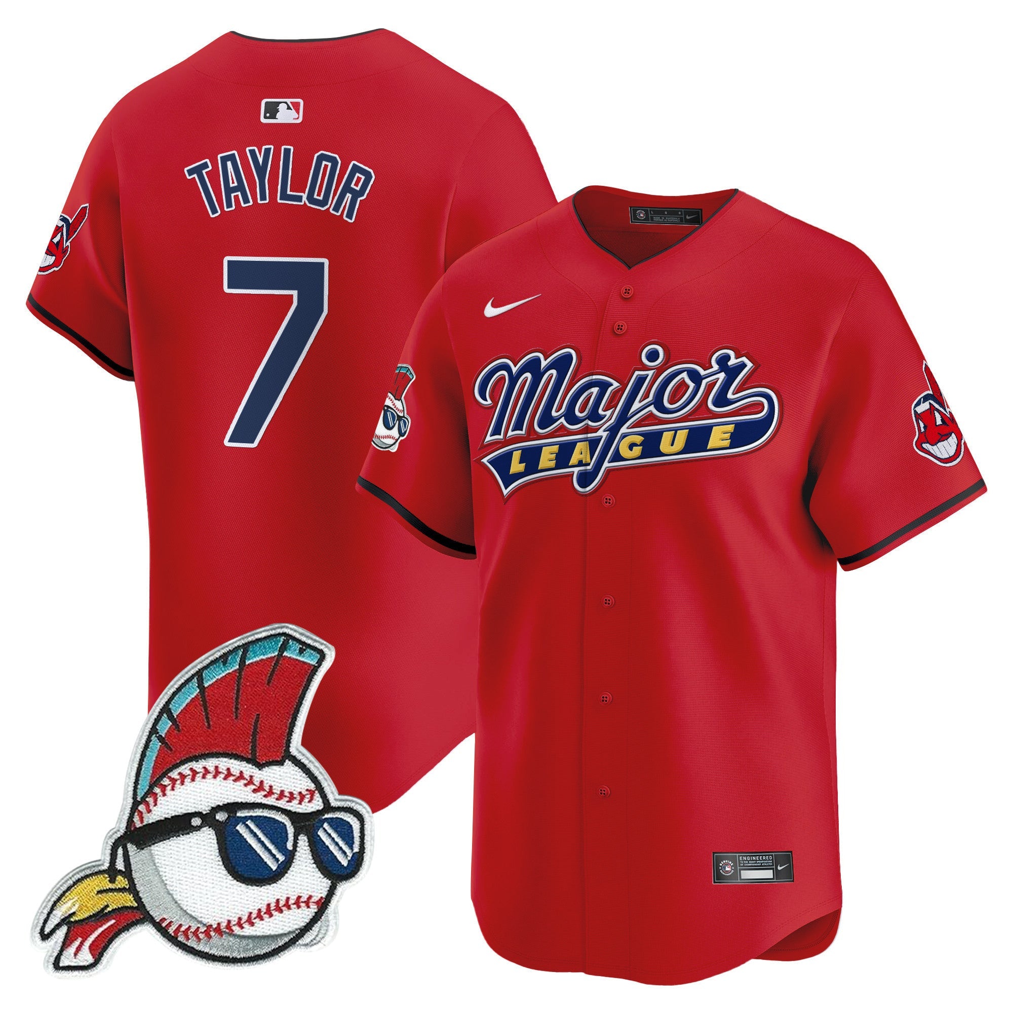 Men’s Cleveland Indians Major League Vapor Premier Limited Jersey