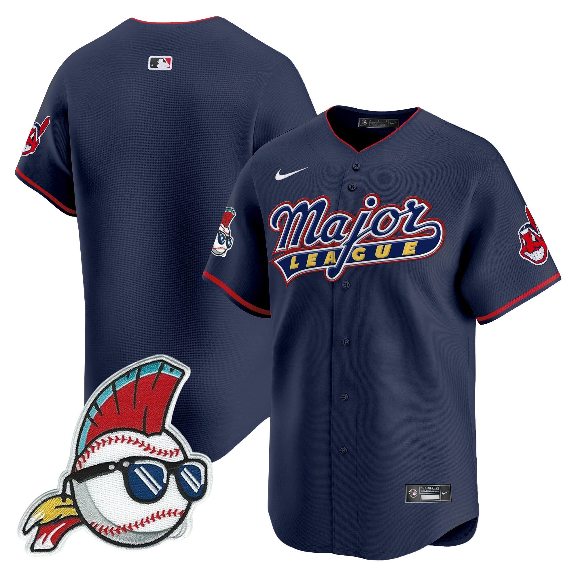 Men’s Cleveland Indians Major League Vapor Premier Limited Jersey