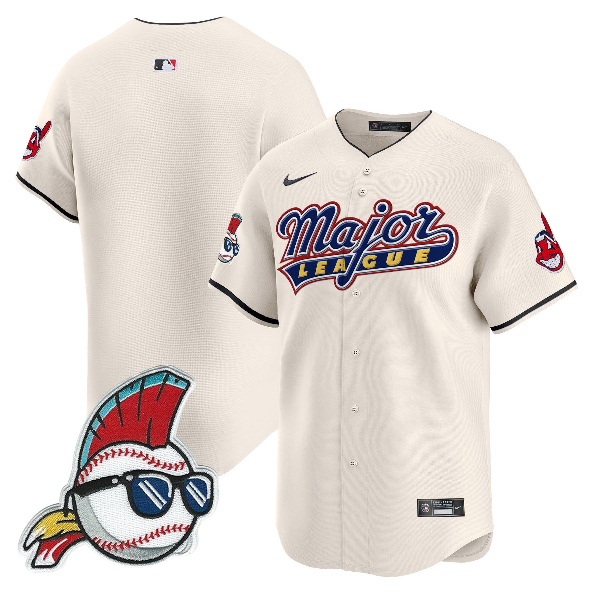 Men’s Cleveland Indians Major League Vapor Premier Limited Jersey