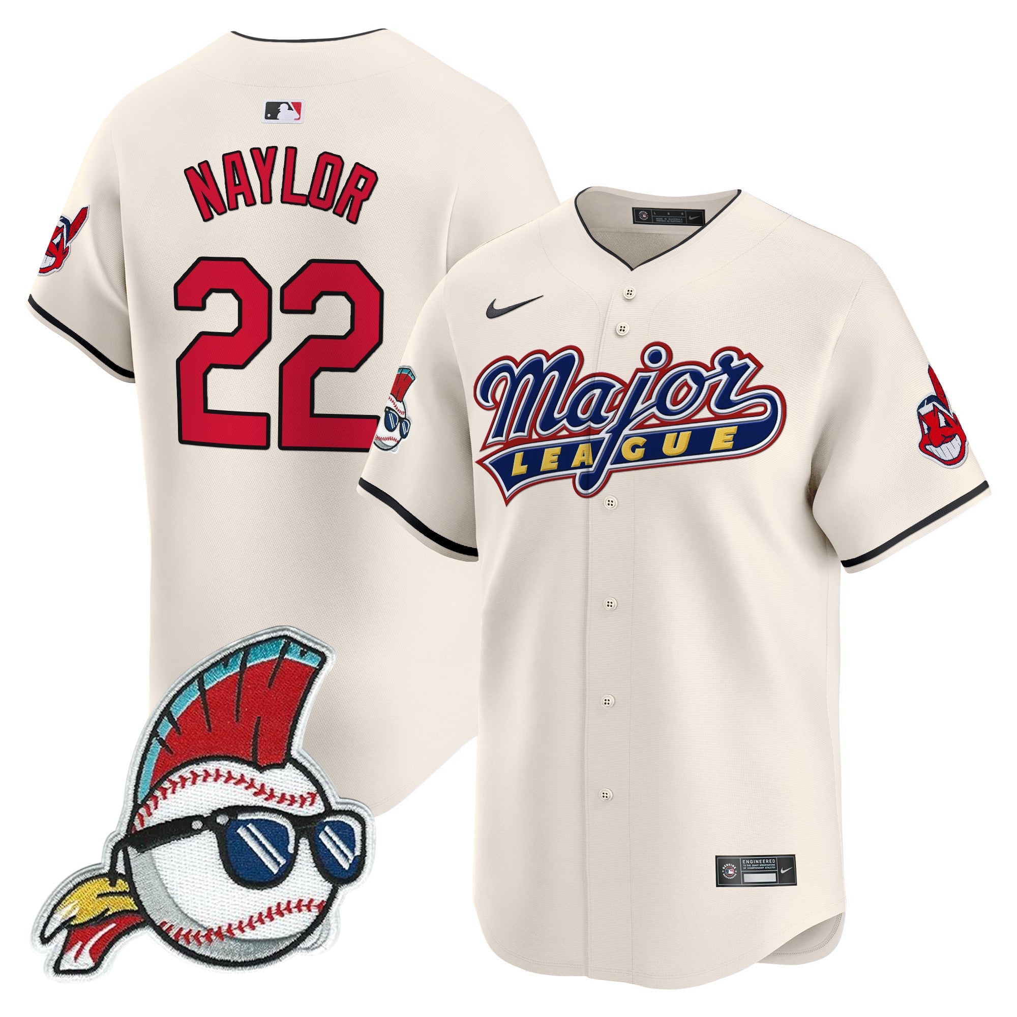 Men’s Cleveland Indians Major League Vapor Premier Limited Jersey