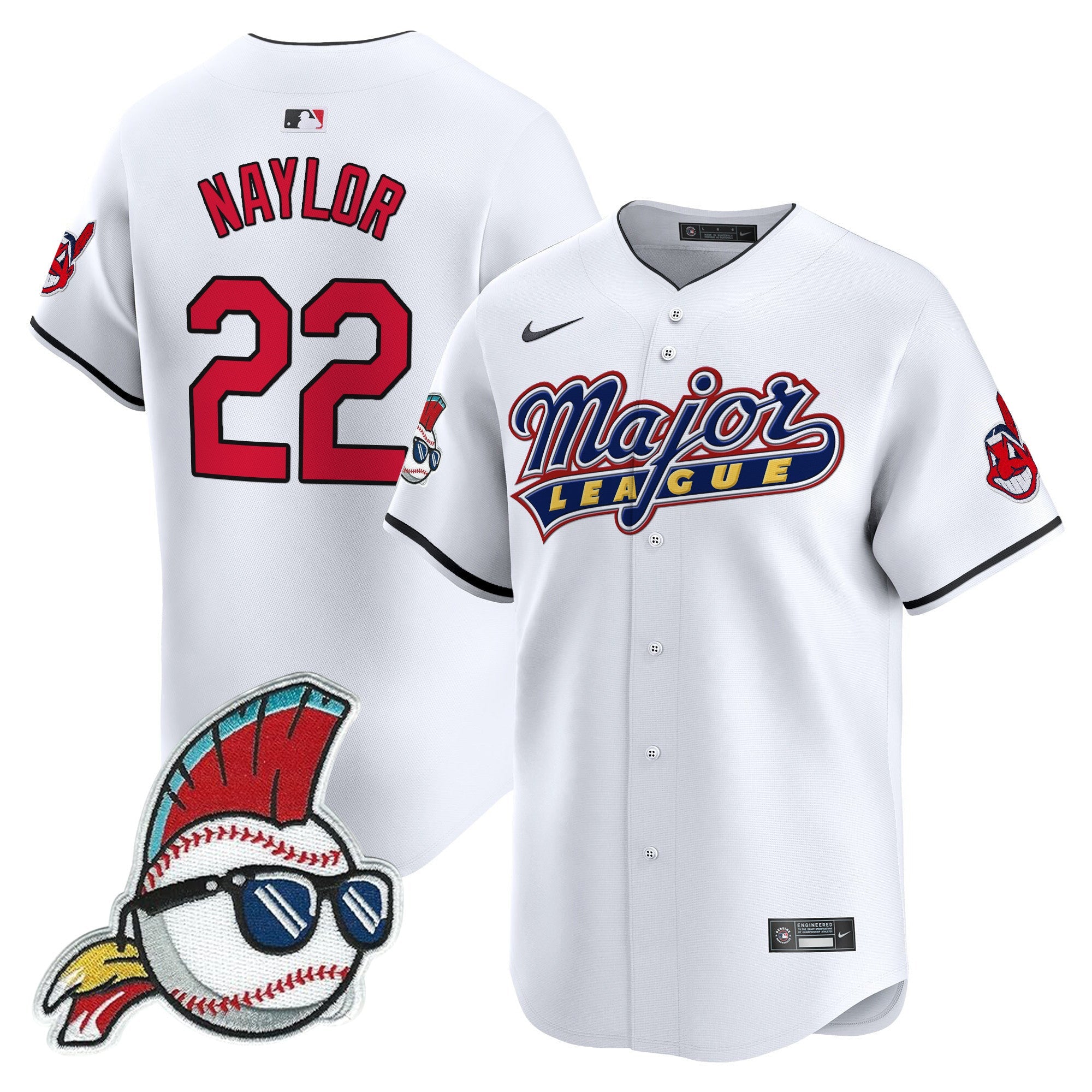 Men’s Cleveland Indians Major League Vapor Premier Limited Jersey