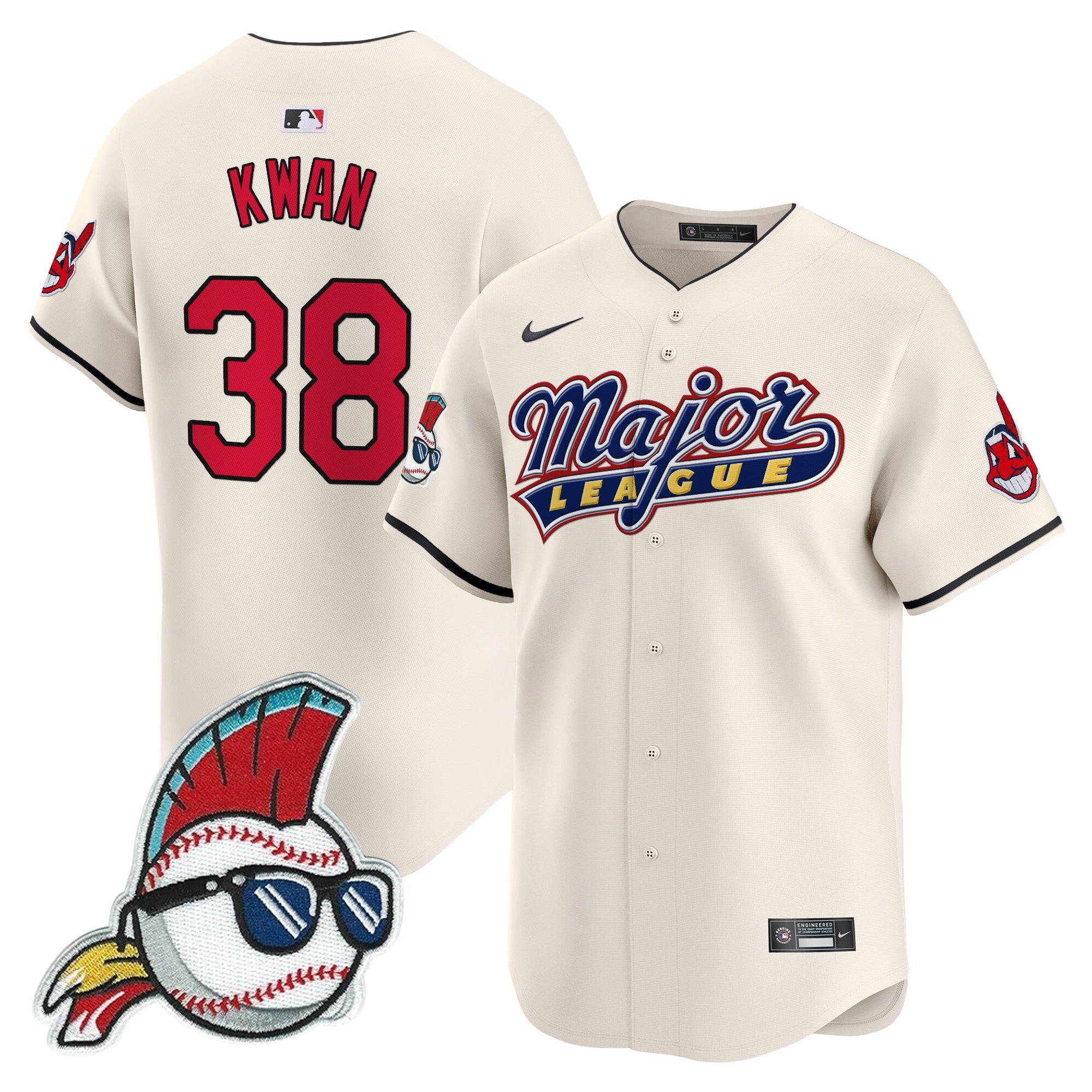Men’s Cleveland Indians Major League Vapor Premier Limited Jersey