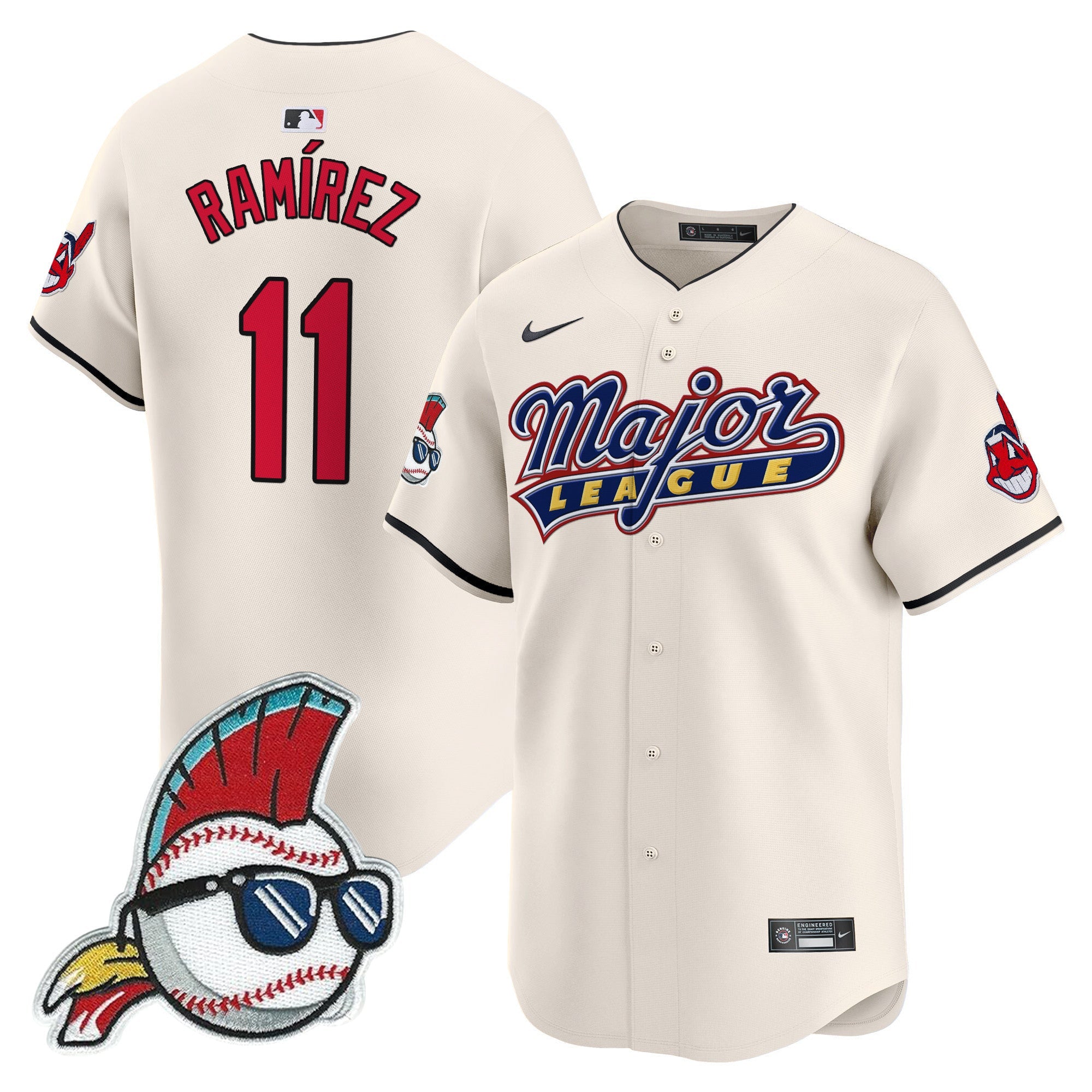 Men’s Cleveland Indians Major League Vapor Premier Limited Jersey
