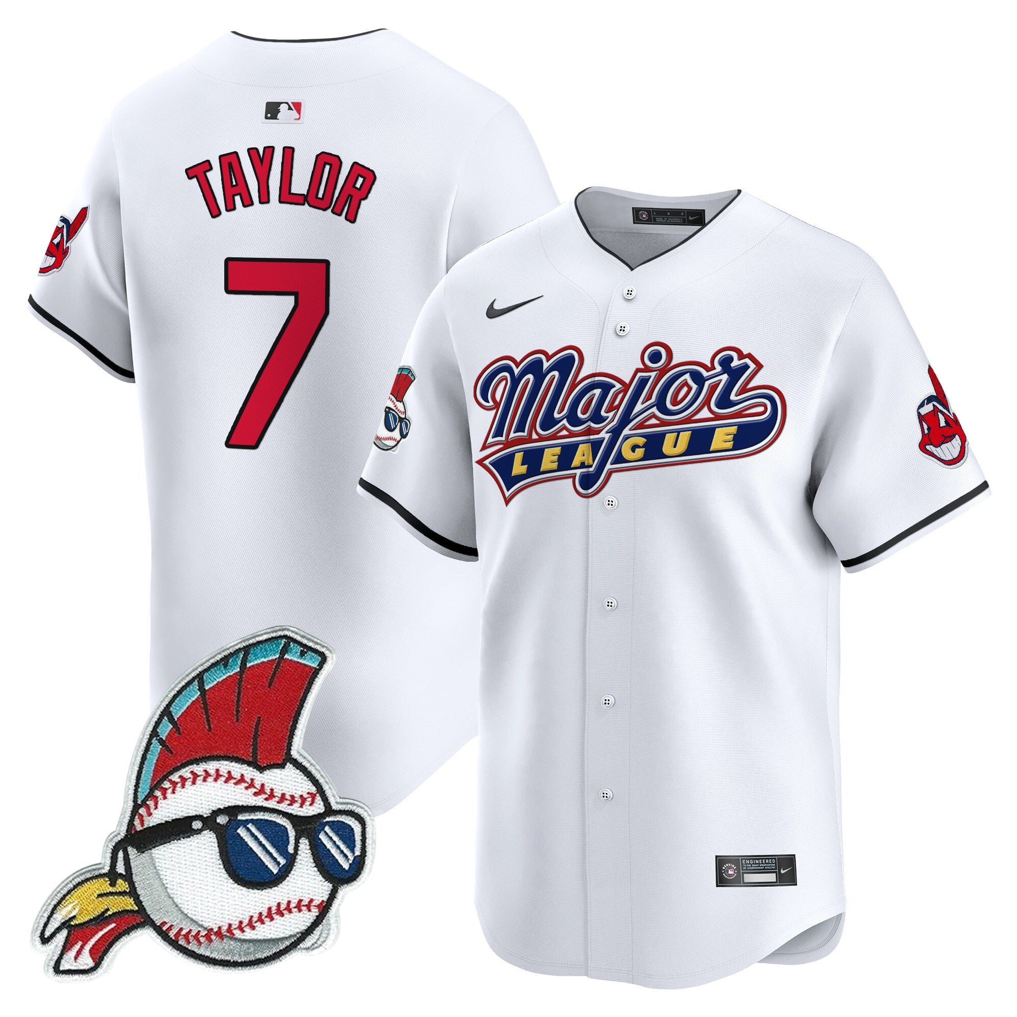 Men’s Cleveland Indians Major League Vapor Premier Limited Jersey