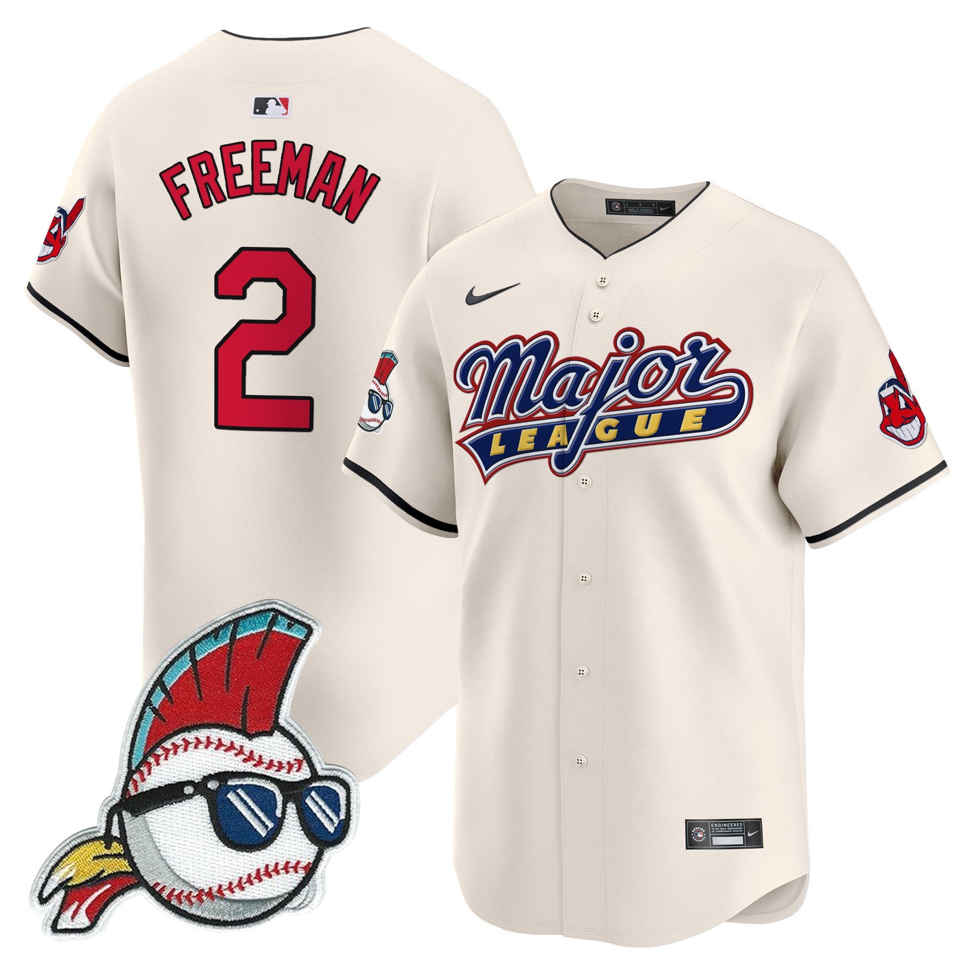 Men’s Cleveland Indians Major League Vapor Premier Limited Jersey