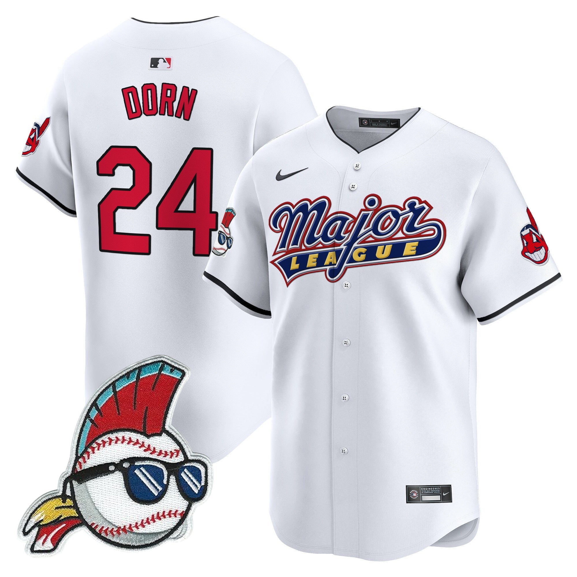 Men’s Cleveland Indians Major League Vapor Premier Limited Jersey