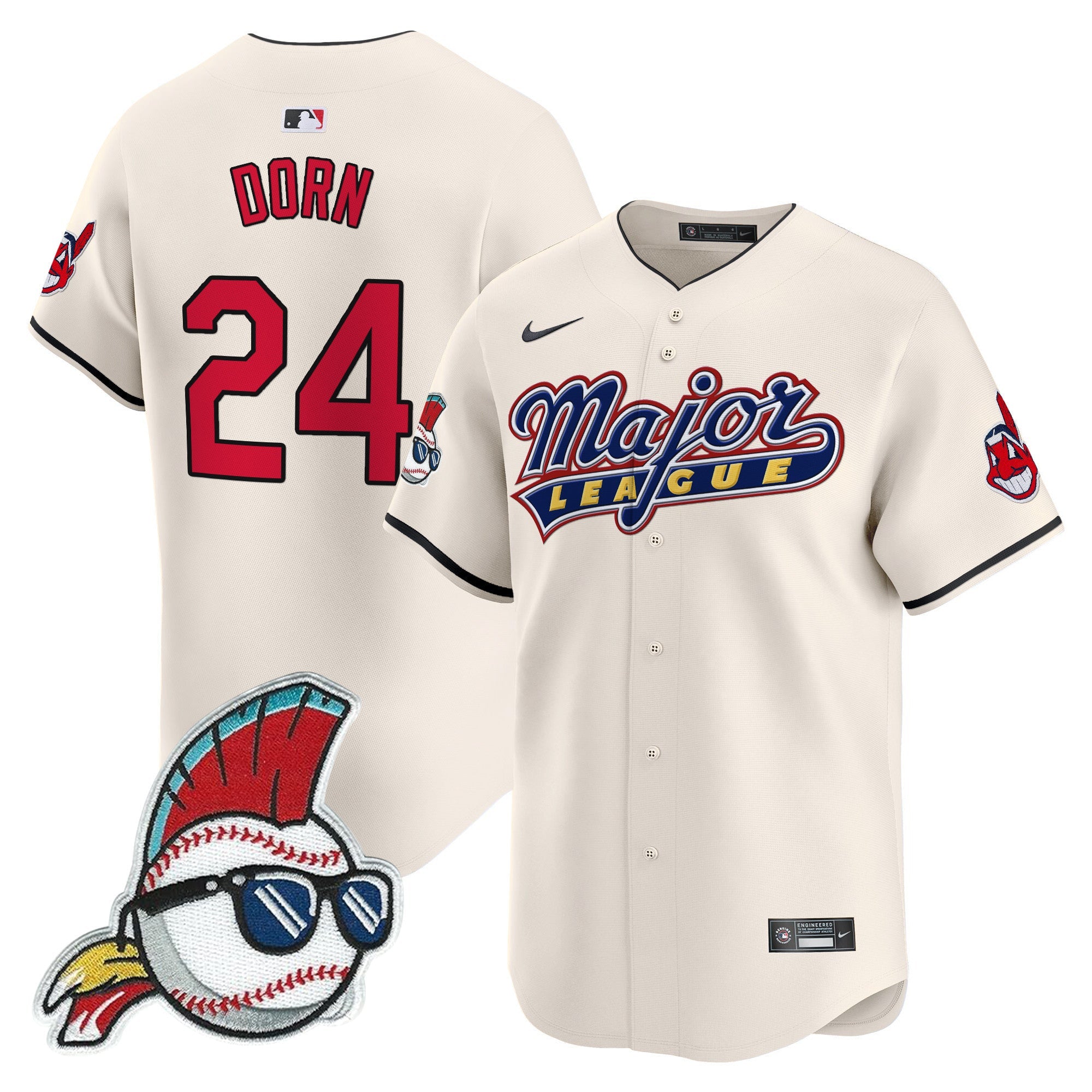 Men’s Cleveland Indians Major League Vapor Premier Limited Jersey