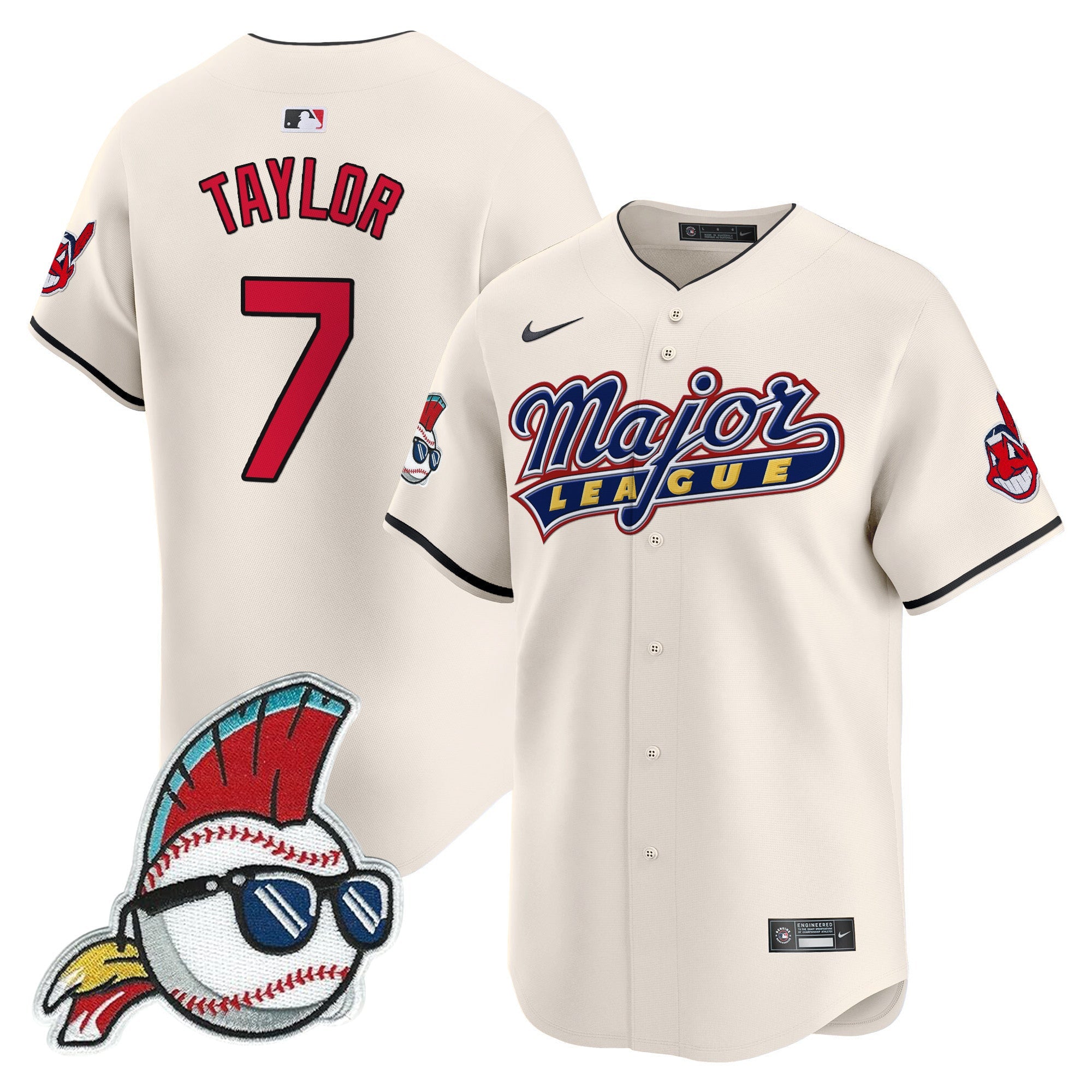 Men’s Cleveland Indians Major League Vapor Premier Limited Jersey