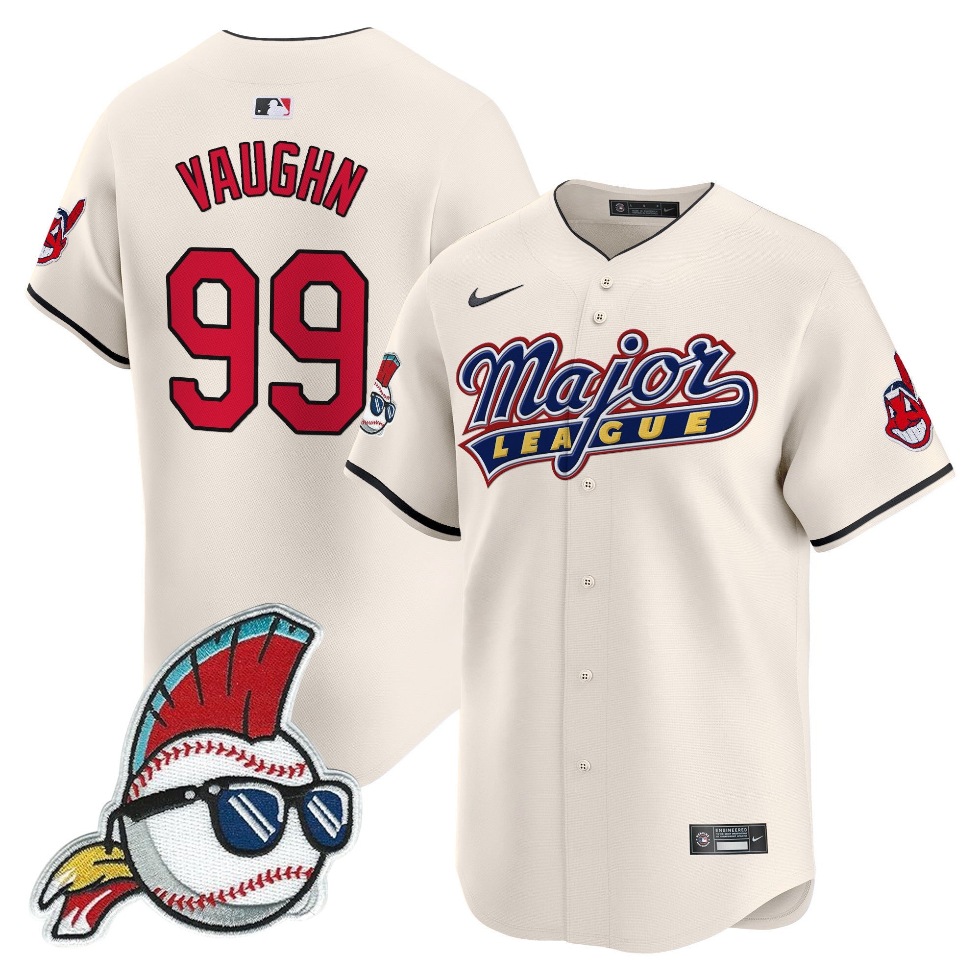 Men’s Cleveland Indians Major League Vapor Premier Limited Jersey