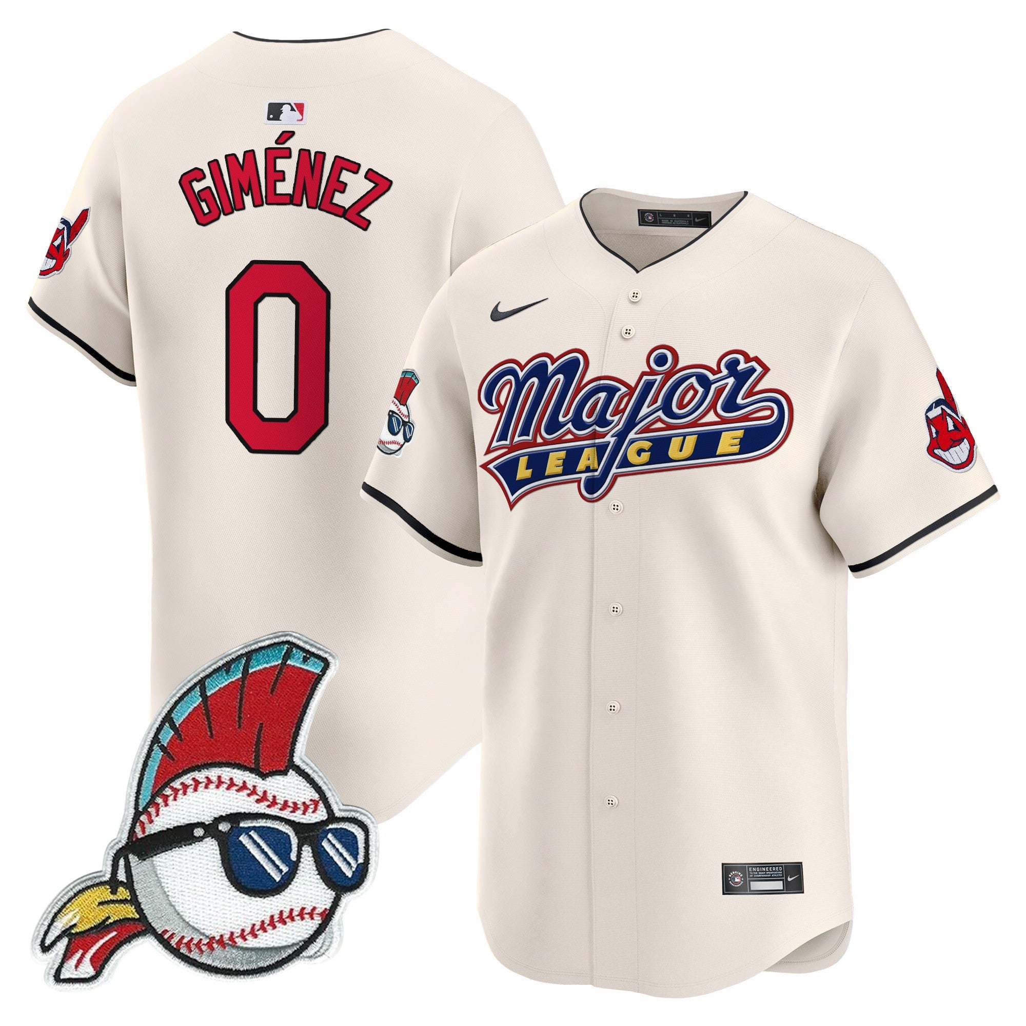 Men’s Cleveland Indians Major League Vapor Premier Limited Jersey