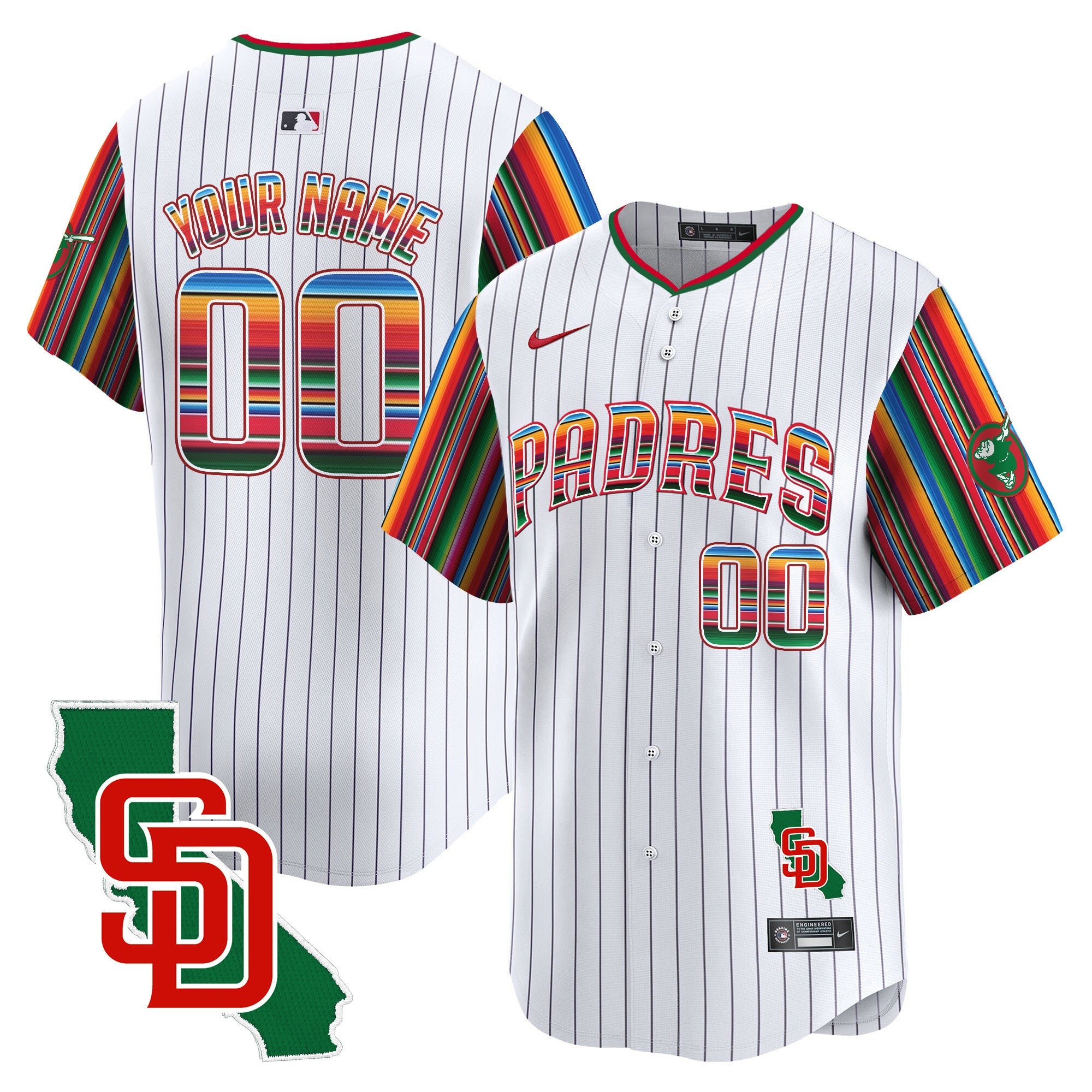 Mexico California Patch Vapor Premier Limited Custom Jersey V6
