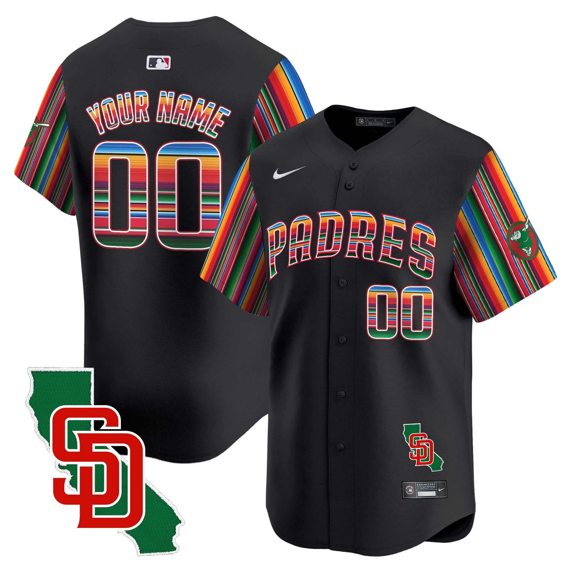 Mexico California Patch Vapor Premier Limited Custom Jersey V6