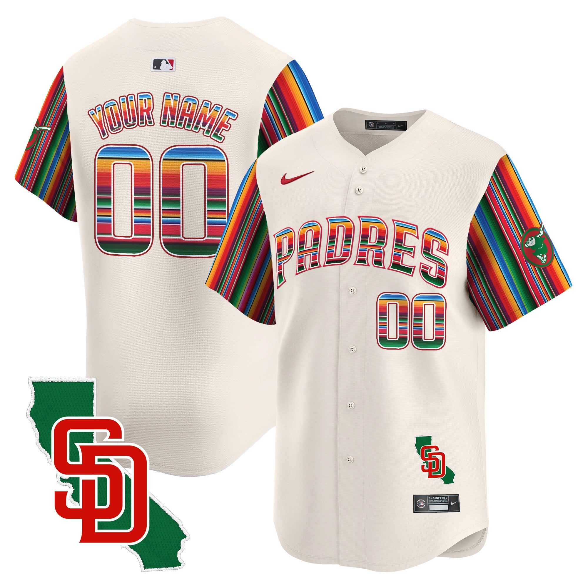 Mexico California Patch Vapor Premier Limited Custom Jersey V6