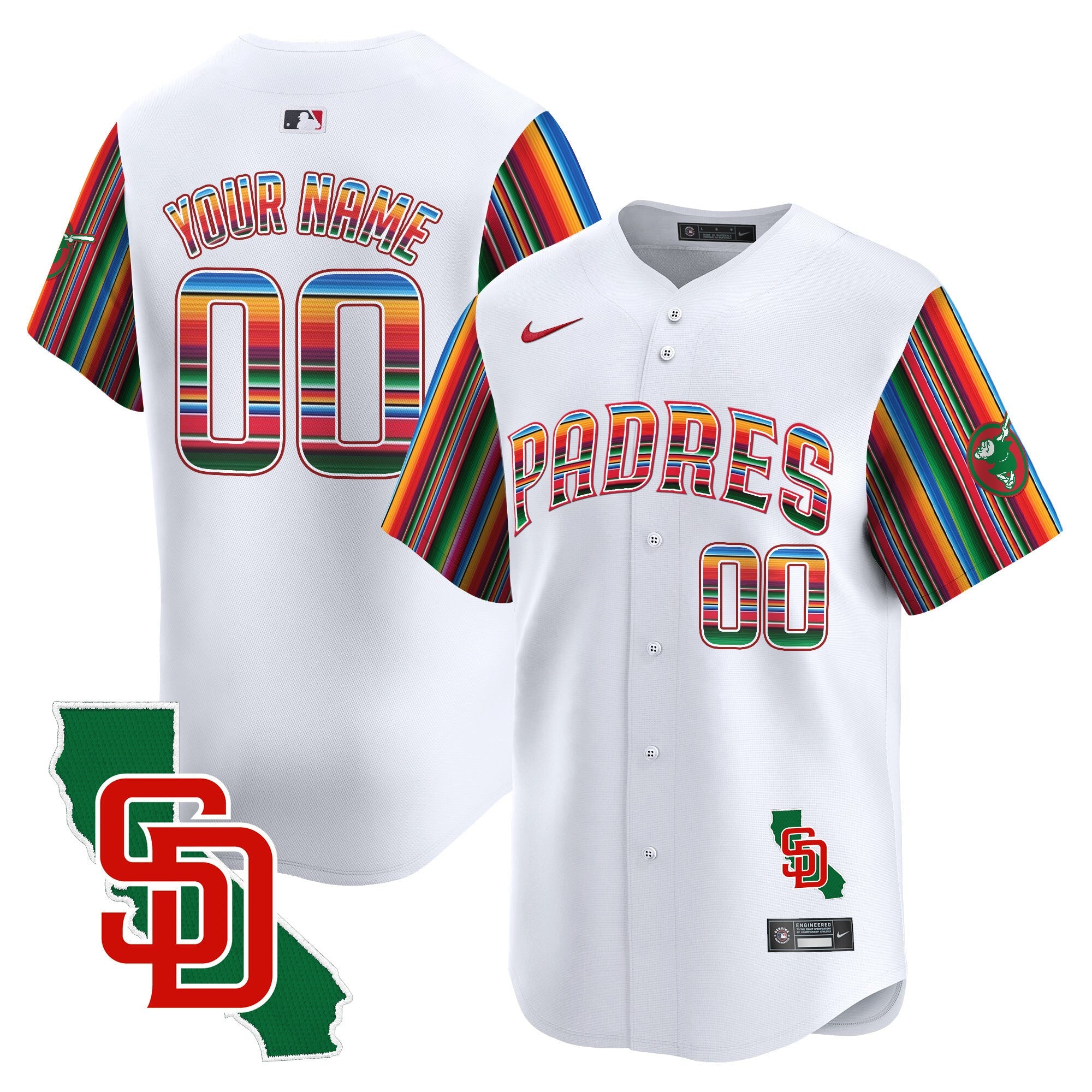Mexico California Patch Vapor Premier Limited Custom Jersey V6