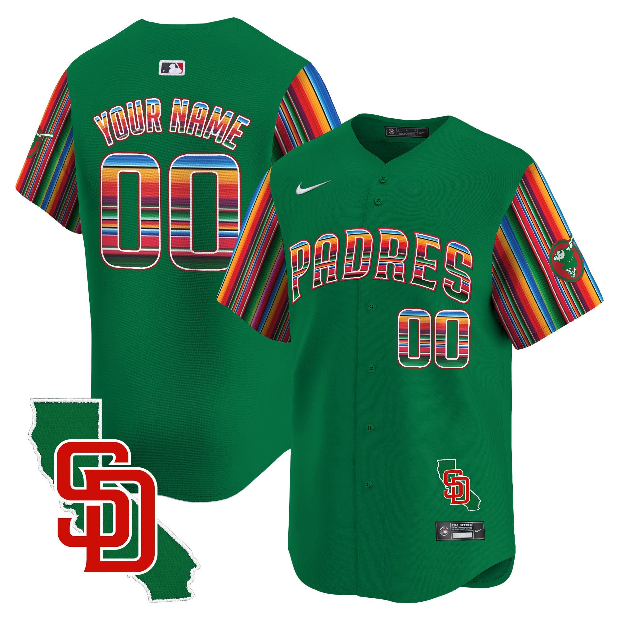 Mexico California Patch Vapor Premier Limited Custom Jersey V6