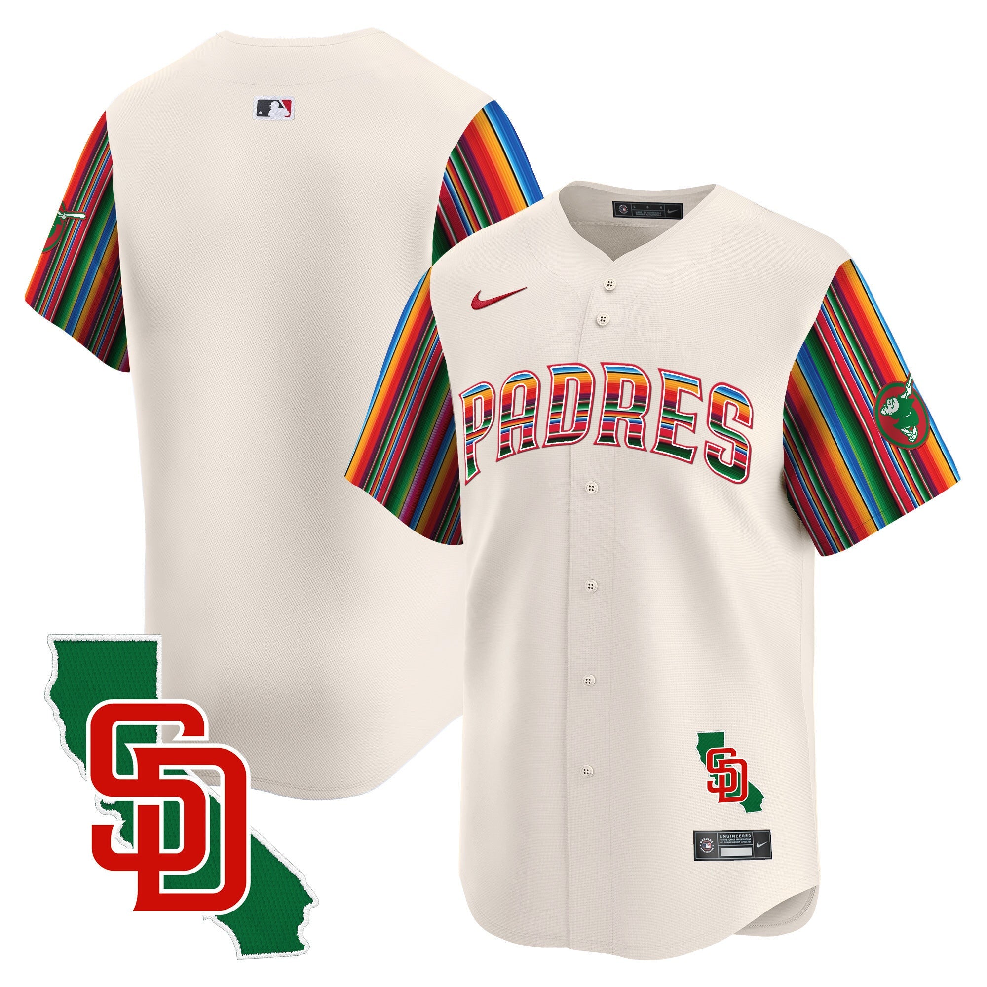 Men’s Mexico California Patch Vapor Premier Limited Jersey V6