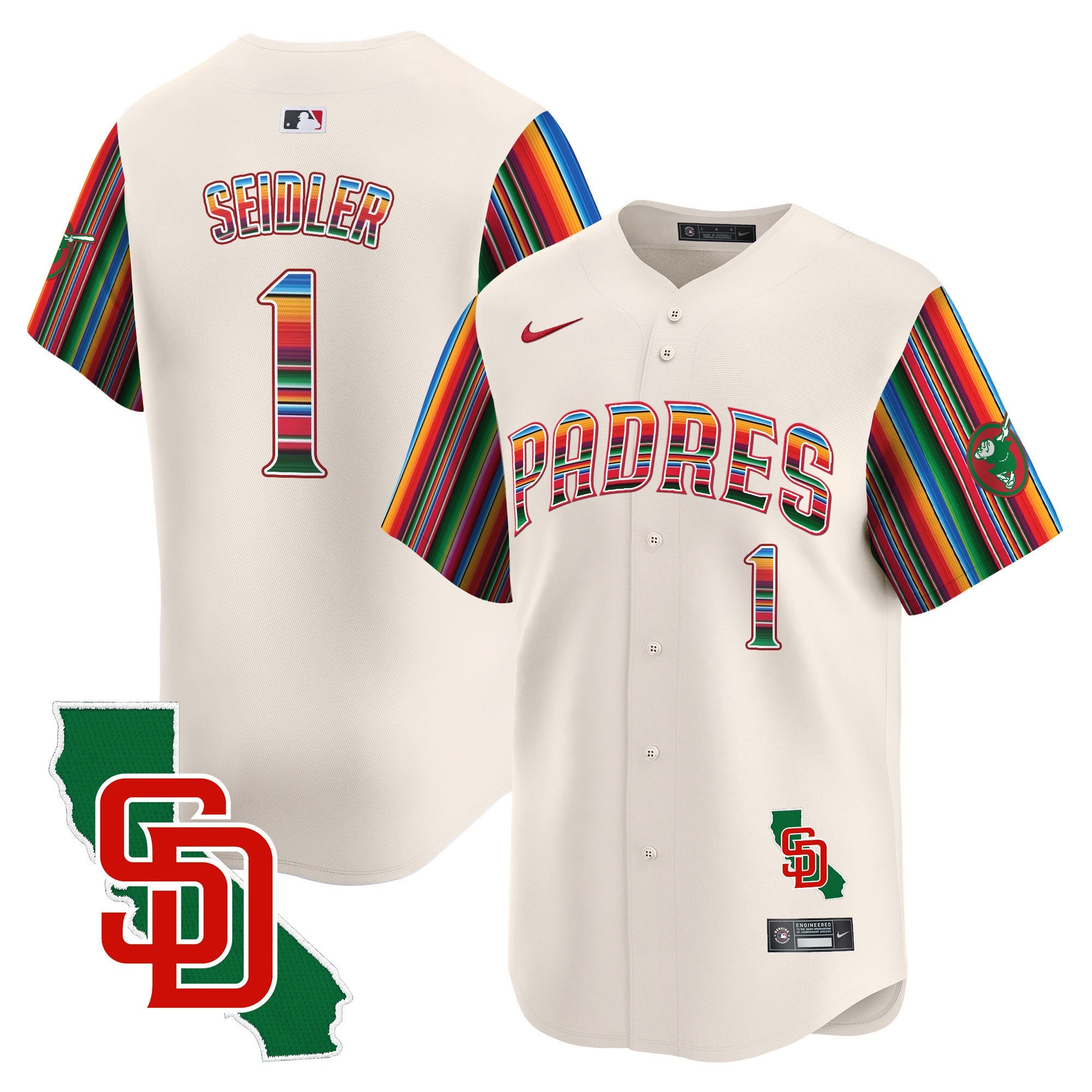 Men’s Mexico California Patch Vapor Premier Limited Jersey V6