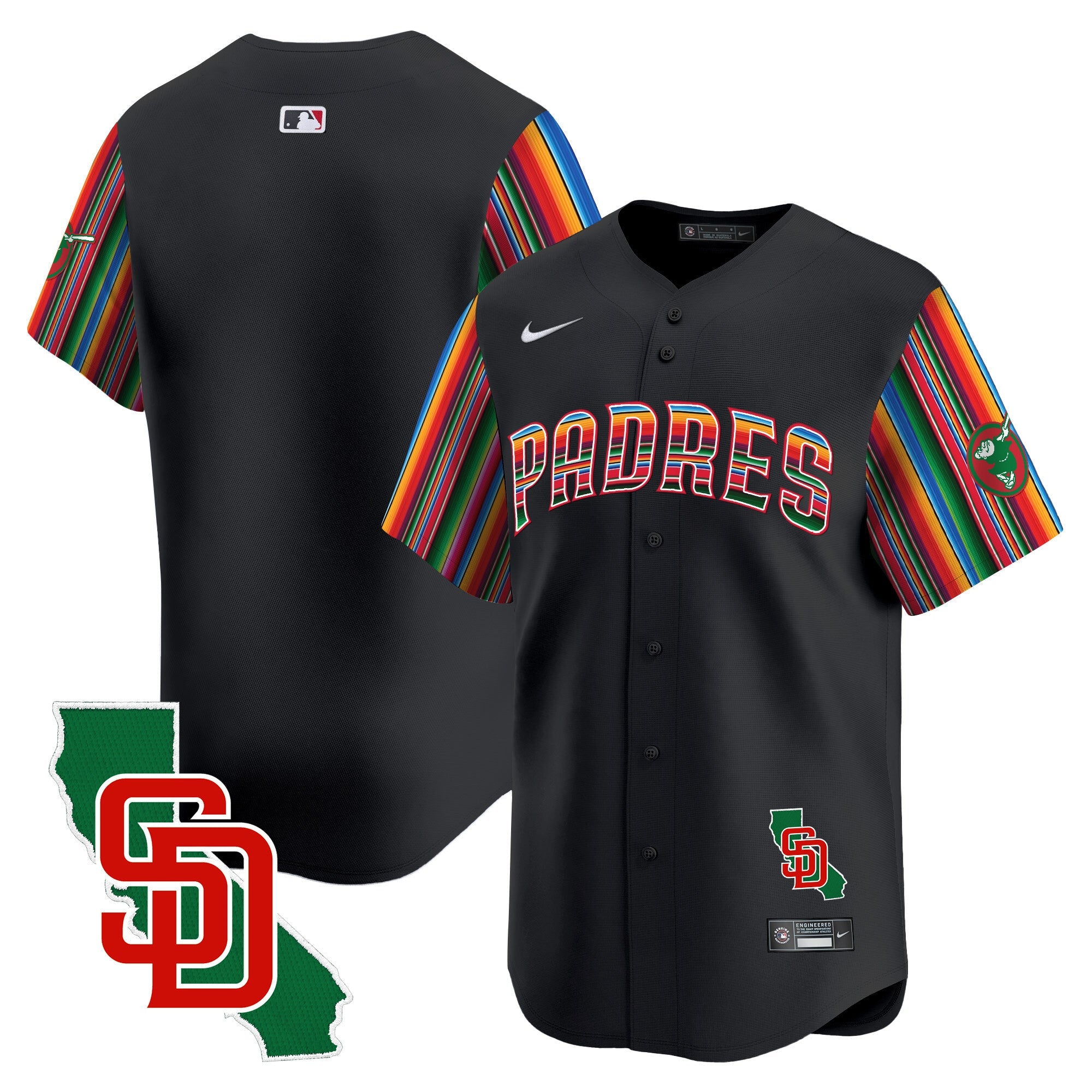 Men’s Mexico California Patch Vapor Premier Limited Jersey V6