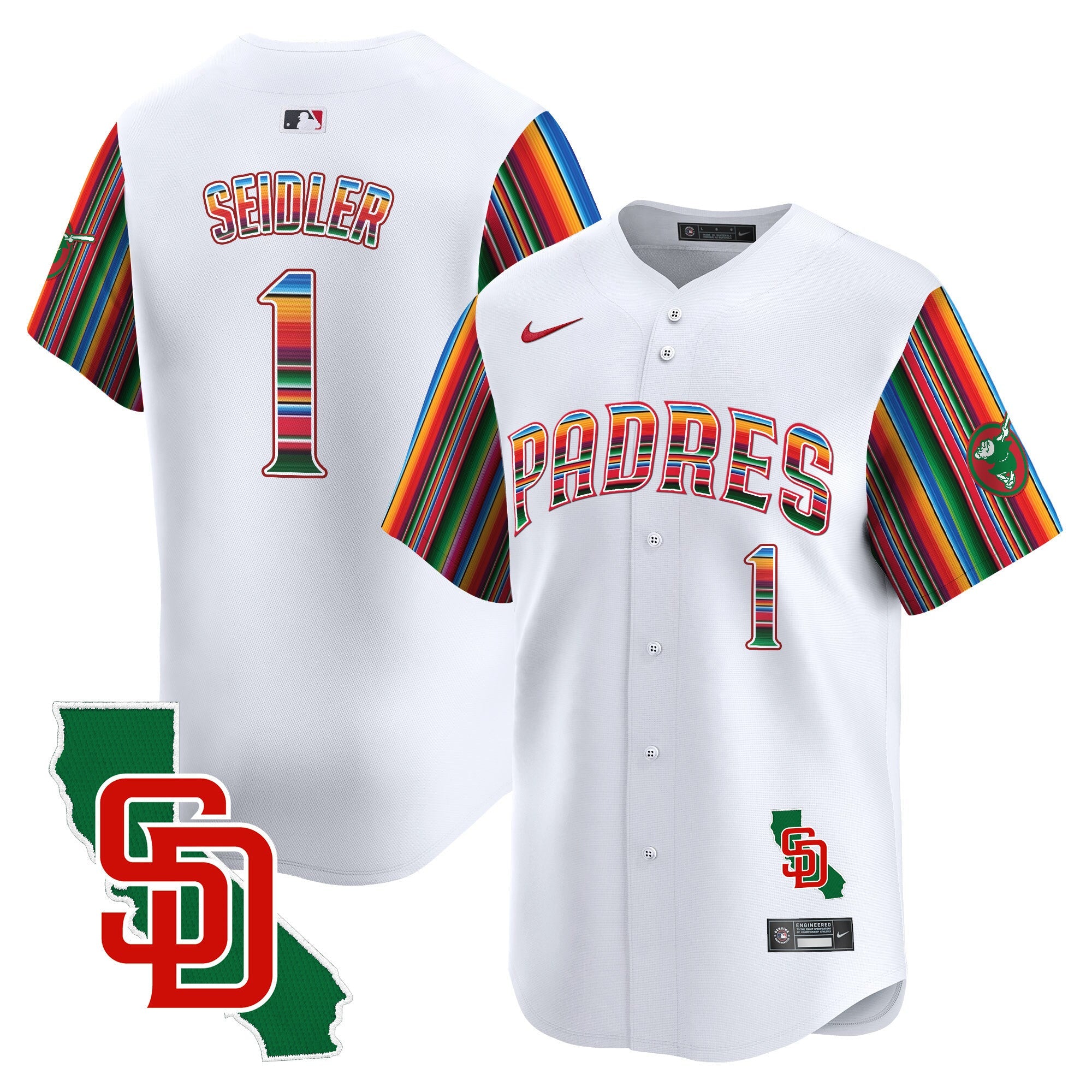 Men’s Mexico California Patch Vapor Premier Limited Jersey V6