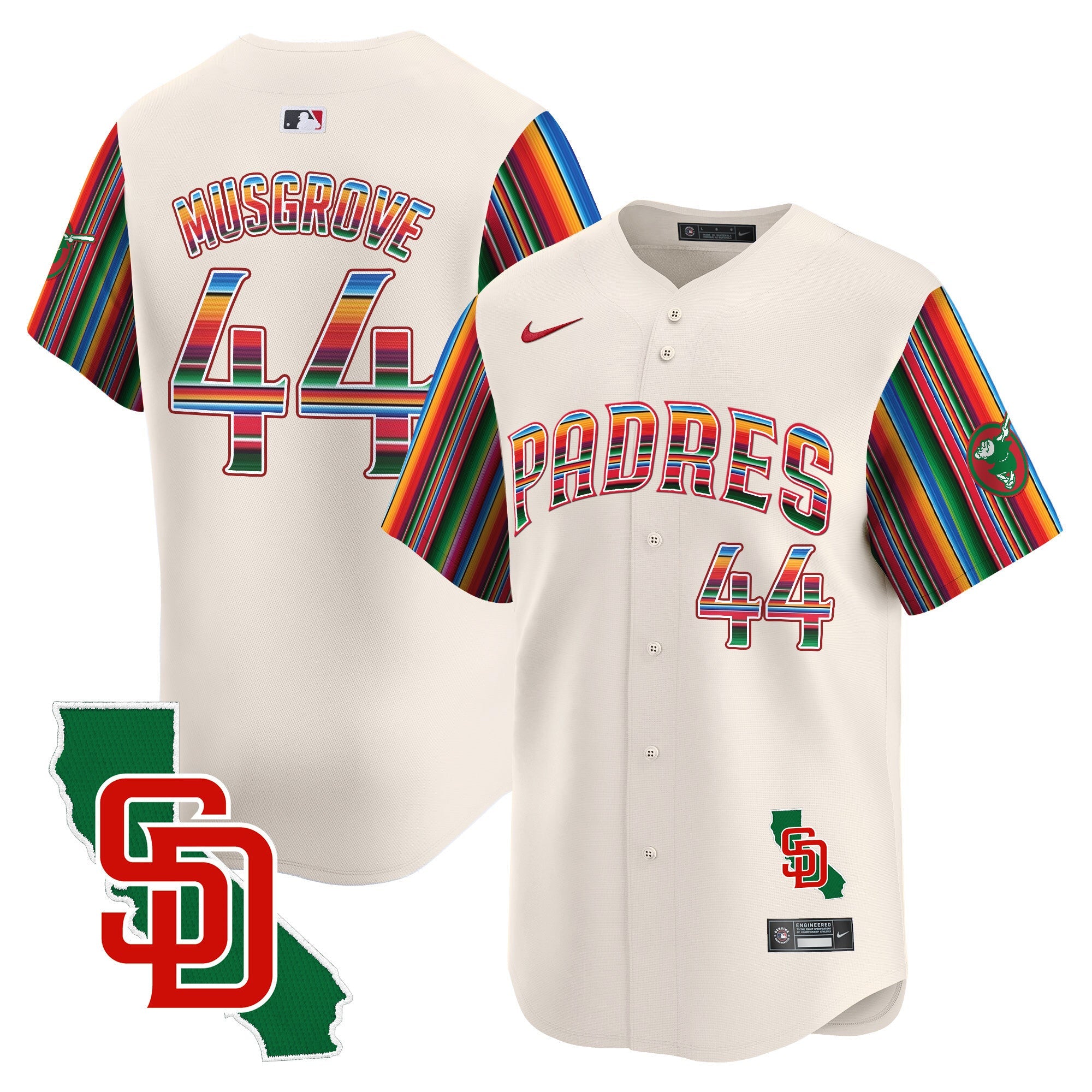 Men’s Mexico California Patch Vapor Premier Limited Jersey V6
