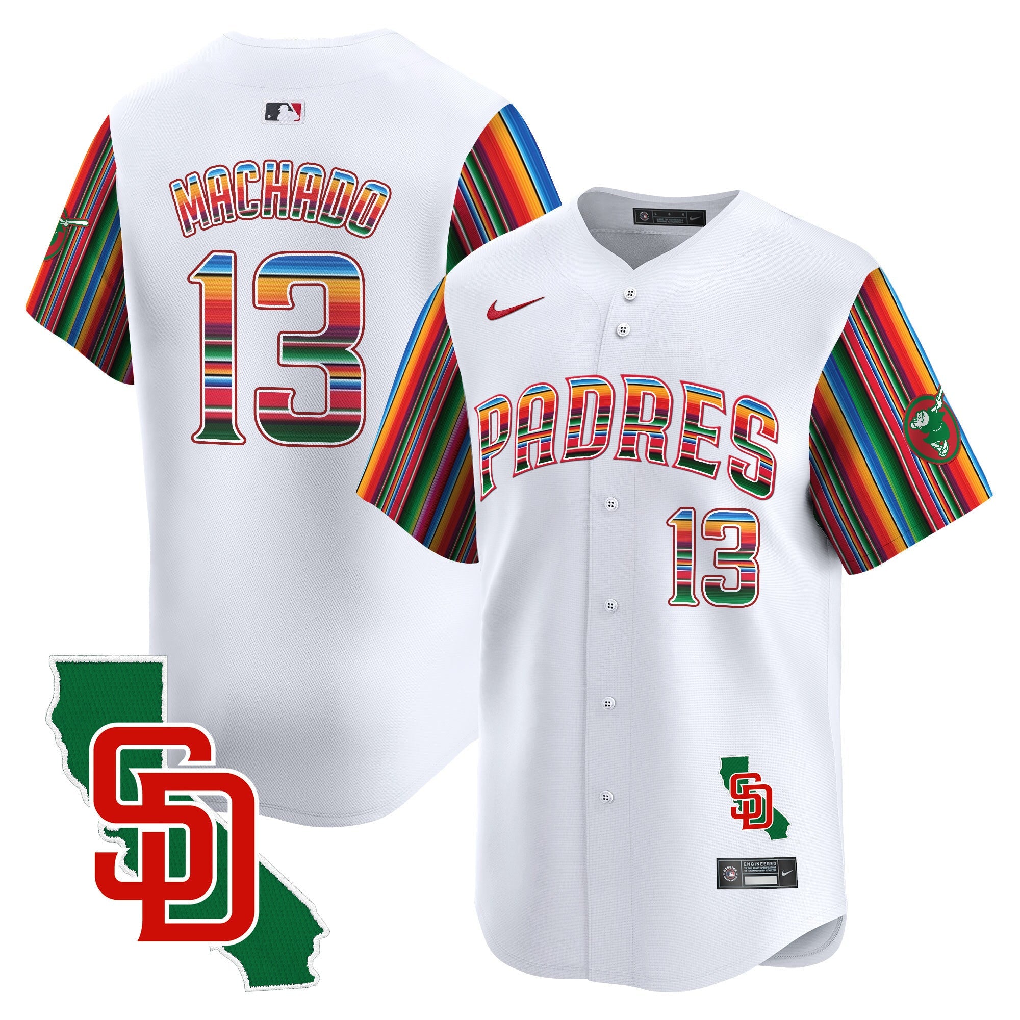 Men’s Mexico California Patch Vapor Premier Limited Jersey V6