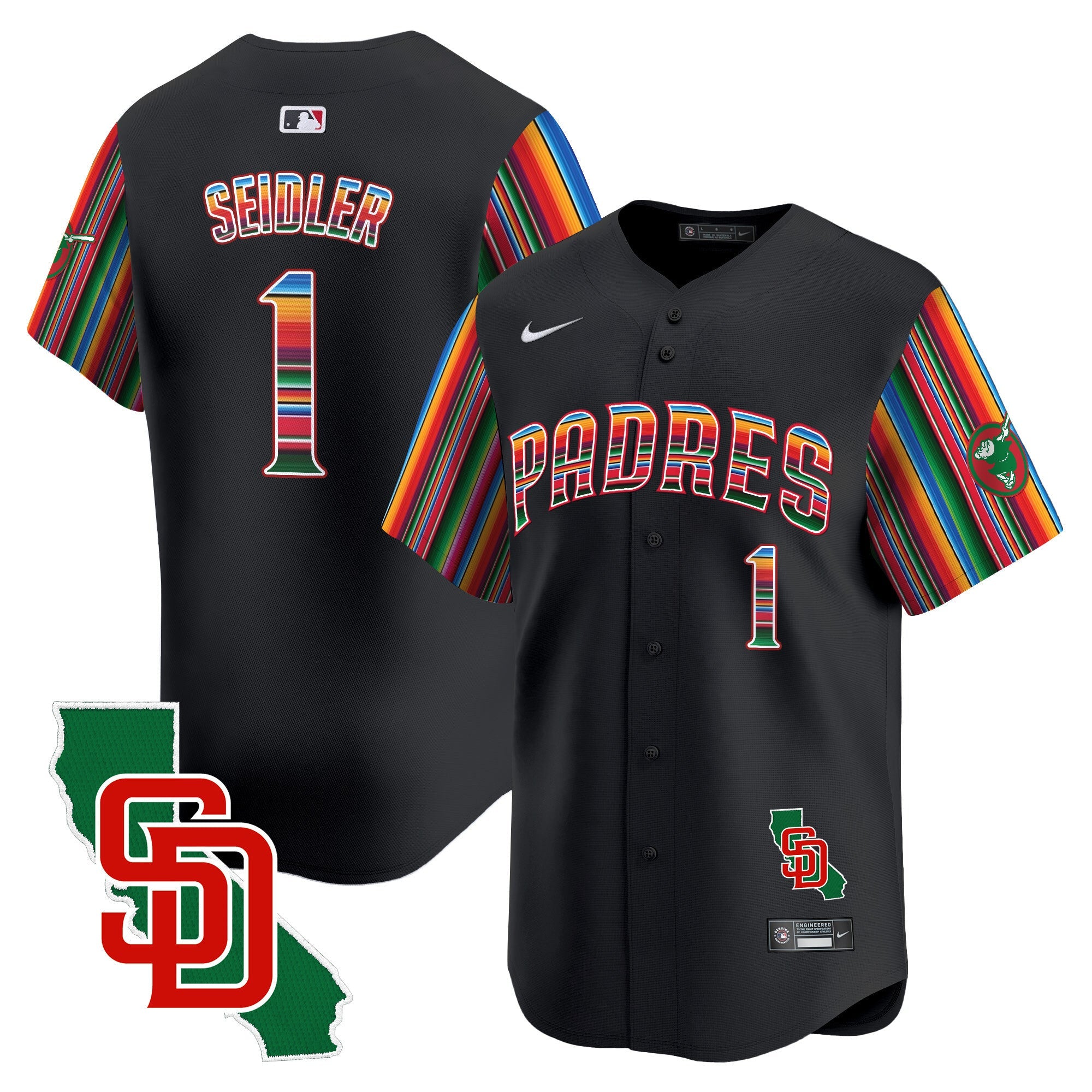 Men’s Mexico California Patch Vapor Premier Limited Jersey V6
