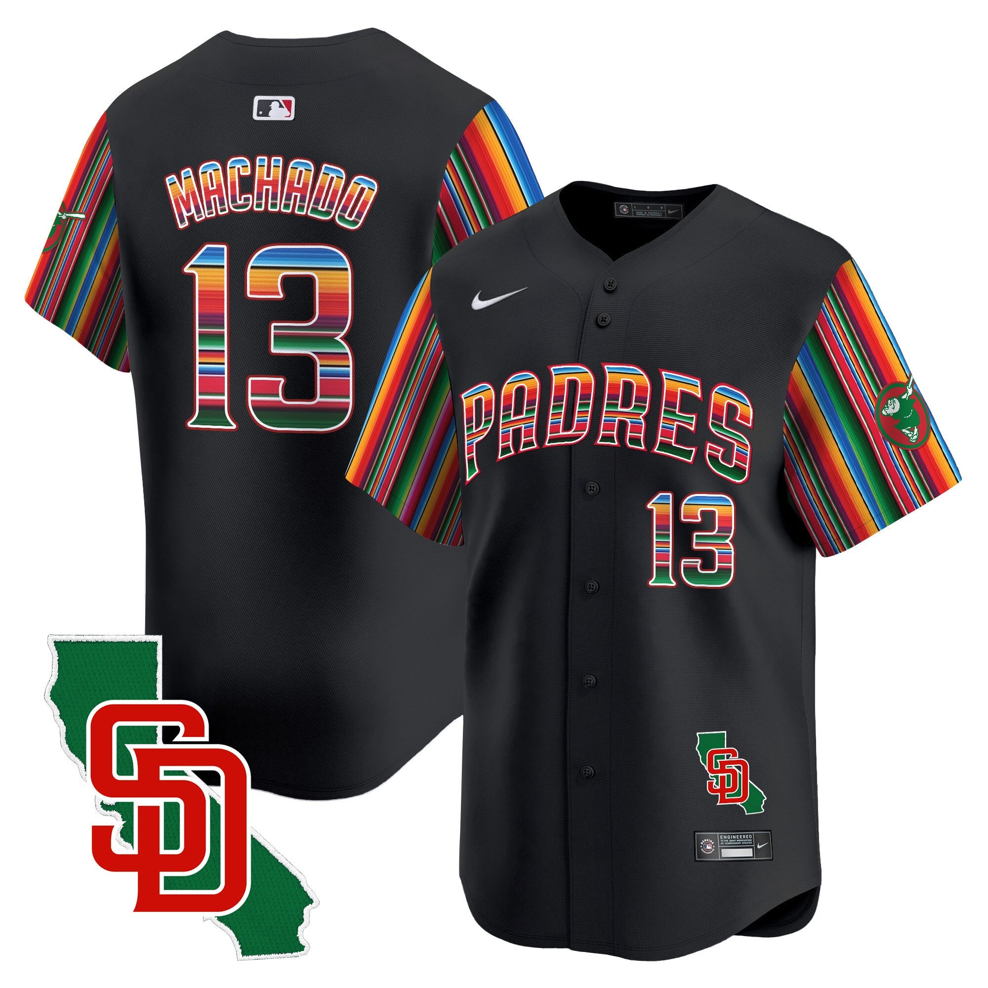 Men’s Mexico California Patch Vapor Premier Limited Jersey V6