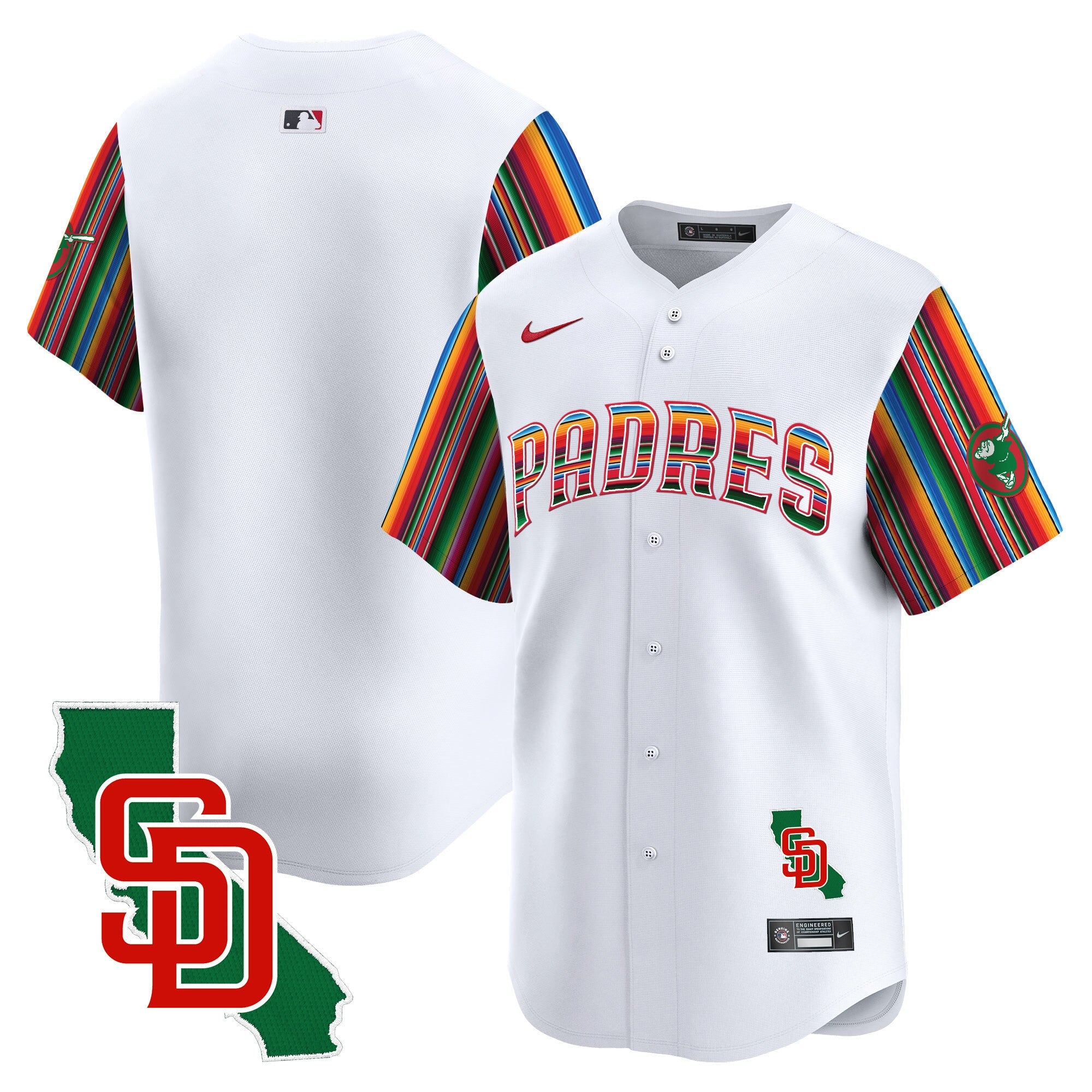 Men’s Mexico California Patch Vapor Premier Limited Jersey V6