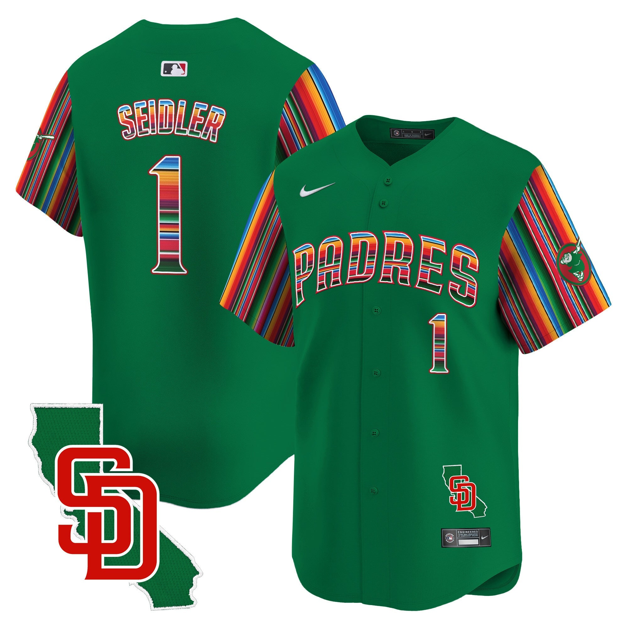 Men’s Mexico California Patch Vapor Premier Limited Jersey V6