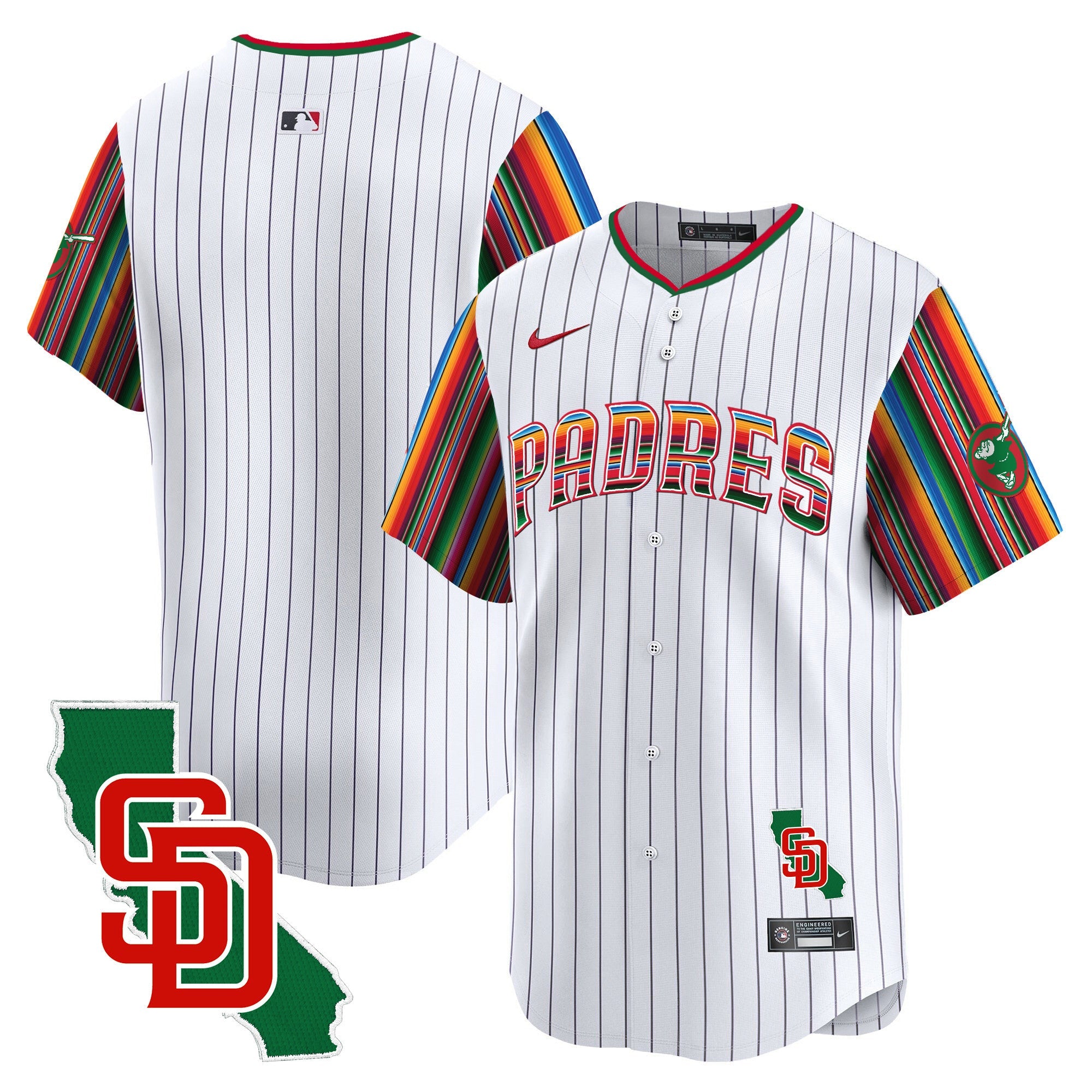Men’s Mexico California Patch Vapor Premier Limited Jersey V6