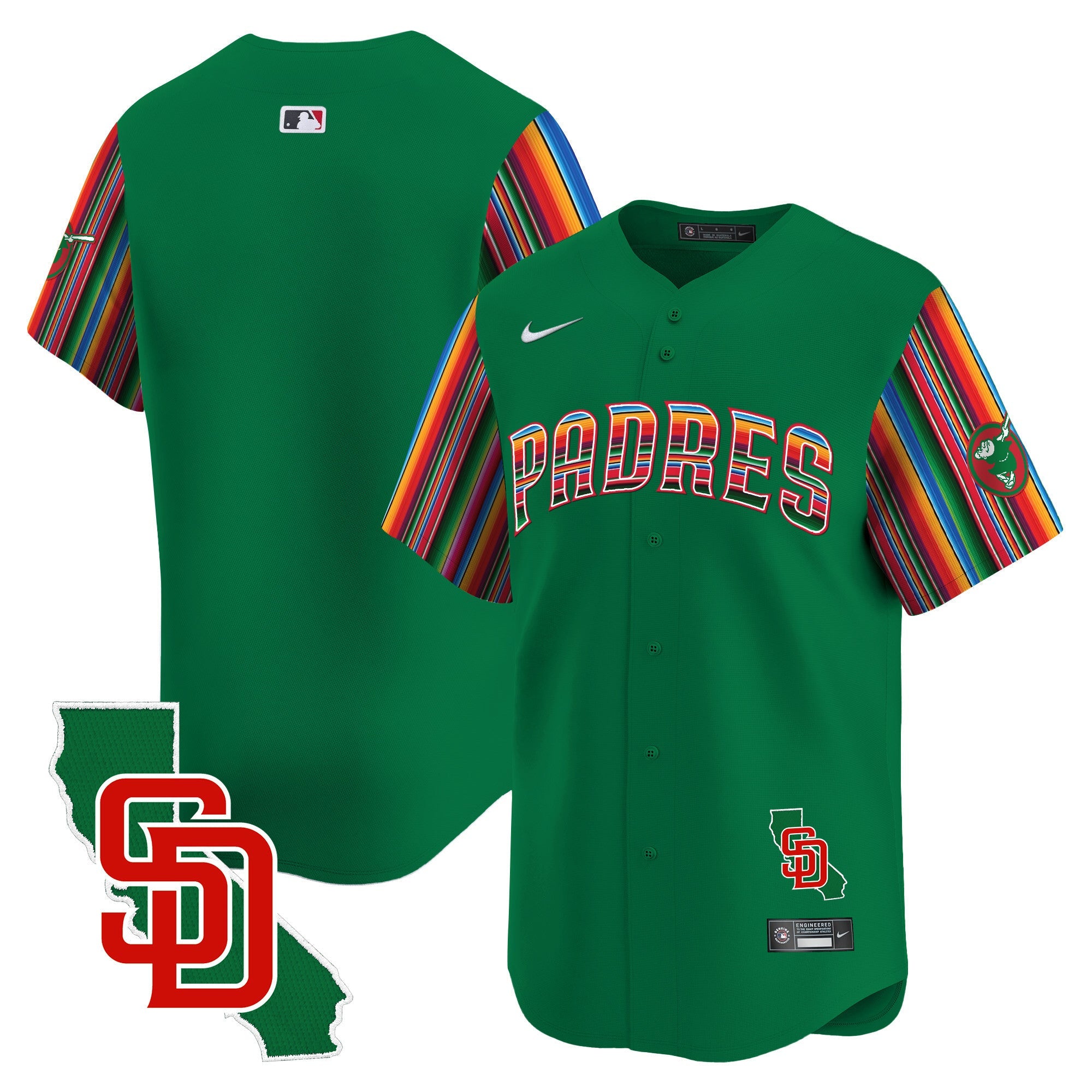 Men’s Mexico California Patch Vapor Premier Limited Jersey V6