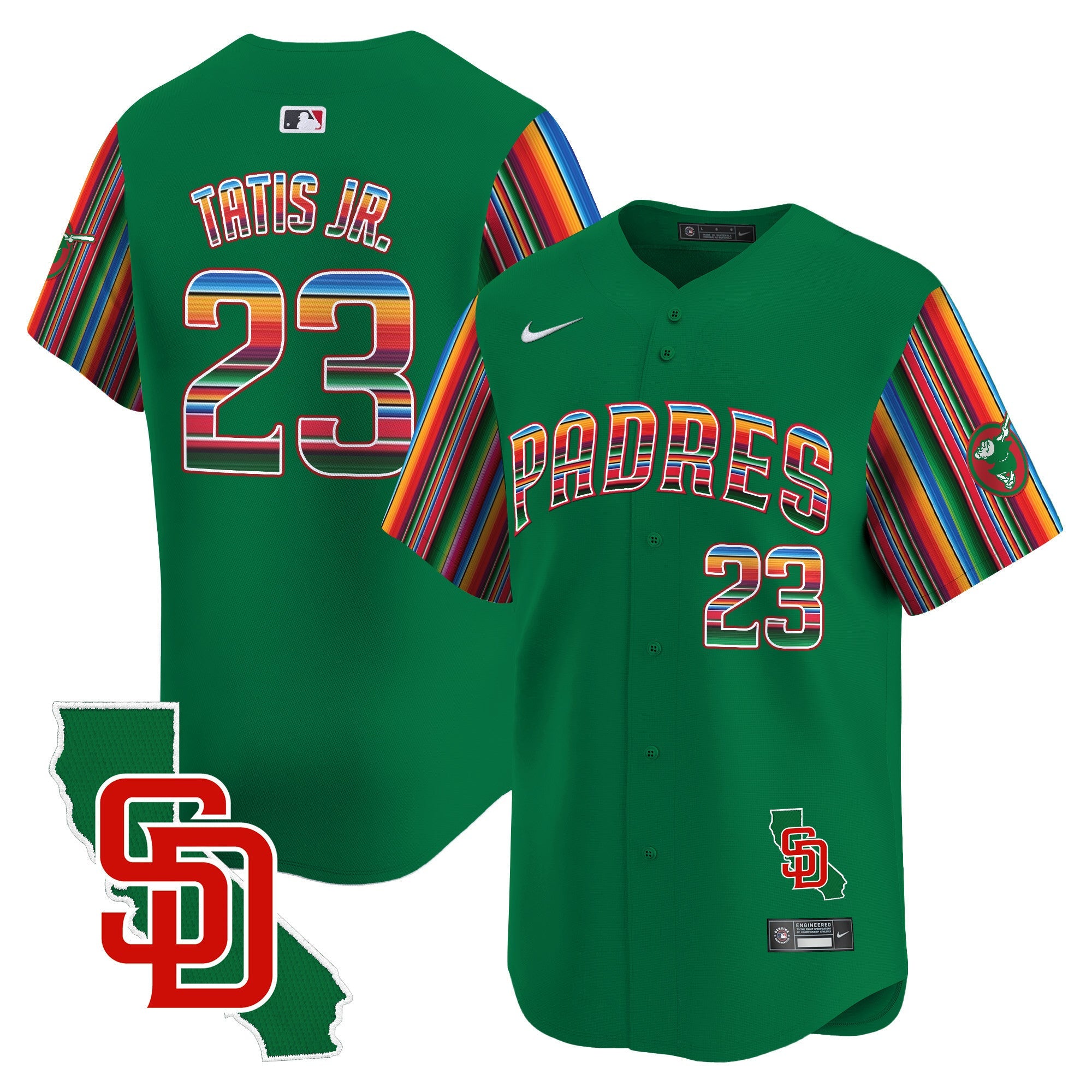 Men’s Mexico California Patch Vapor Premier Limited Jersey V6