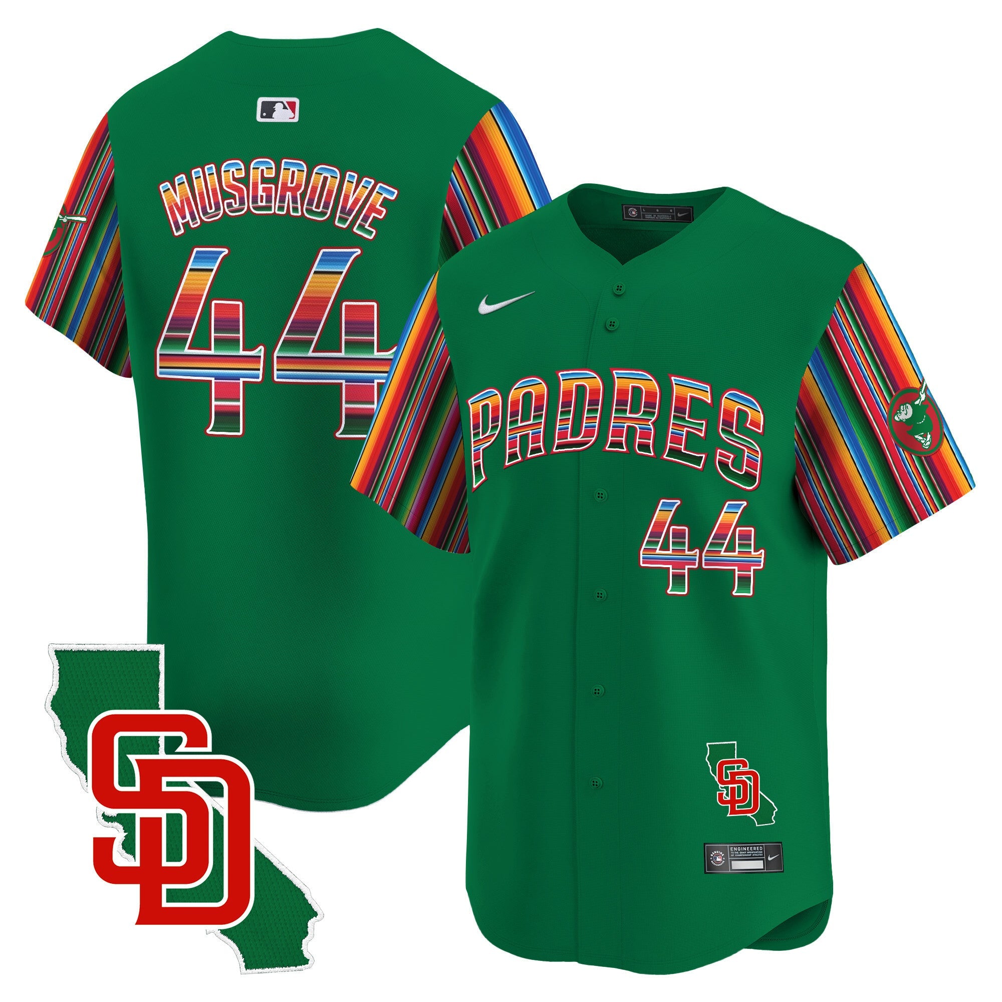 Men’s Mexico California Patch Vapor Premier Limited Jersey V6