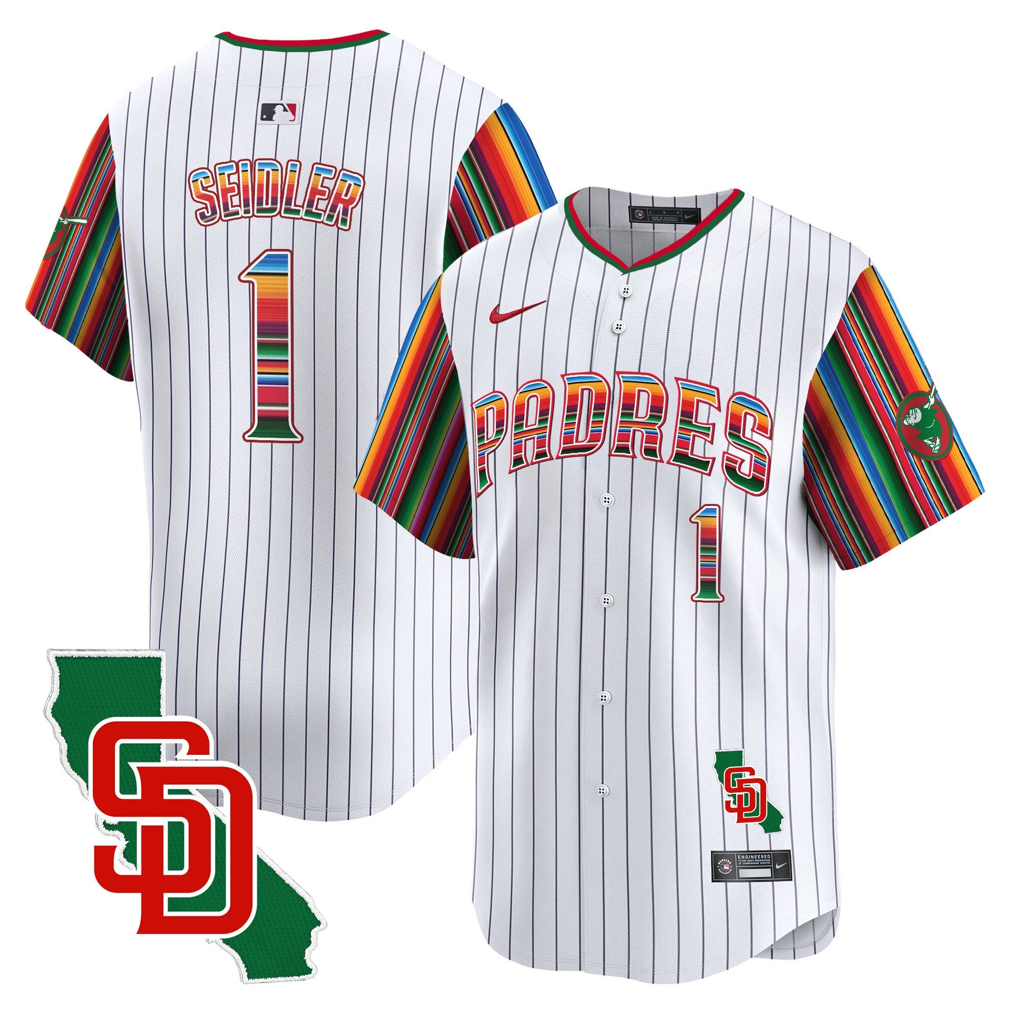 Men’s Mexico California Patch Vapor Premier Limited Jersey V6