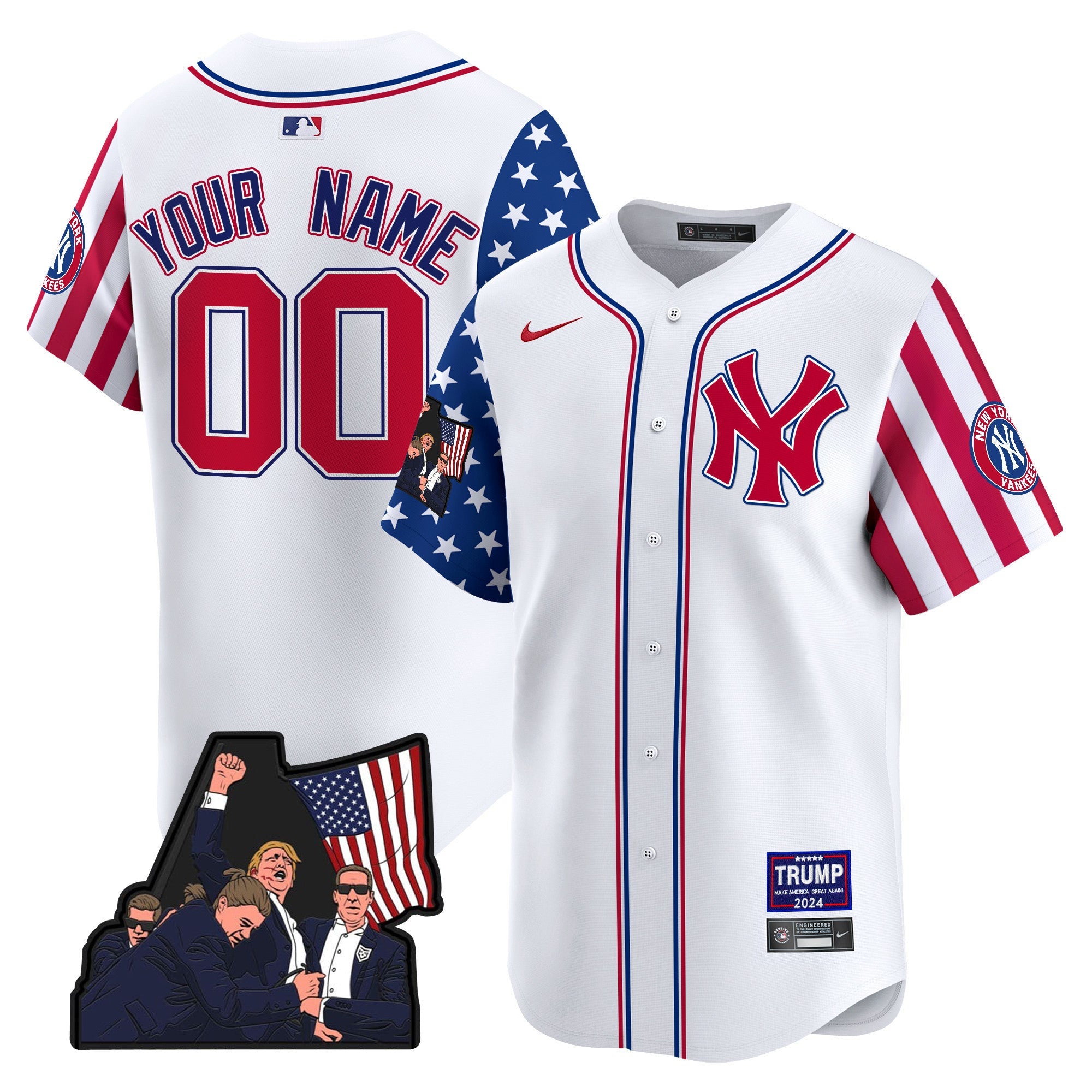 New York Make American Great Again Vapor Premier Limited Custom Jersey