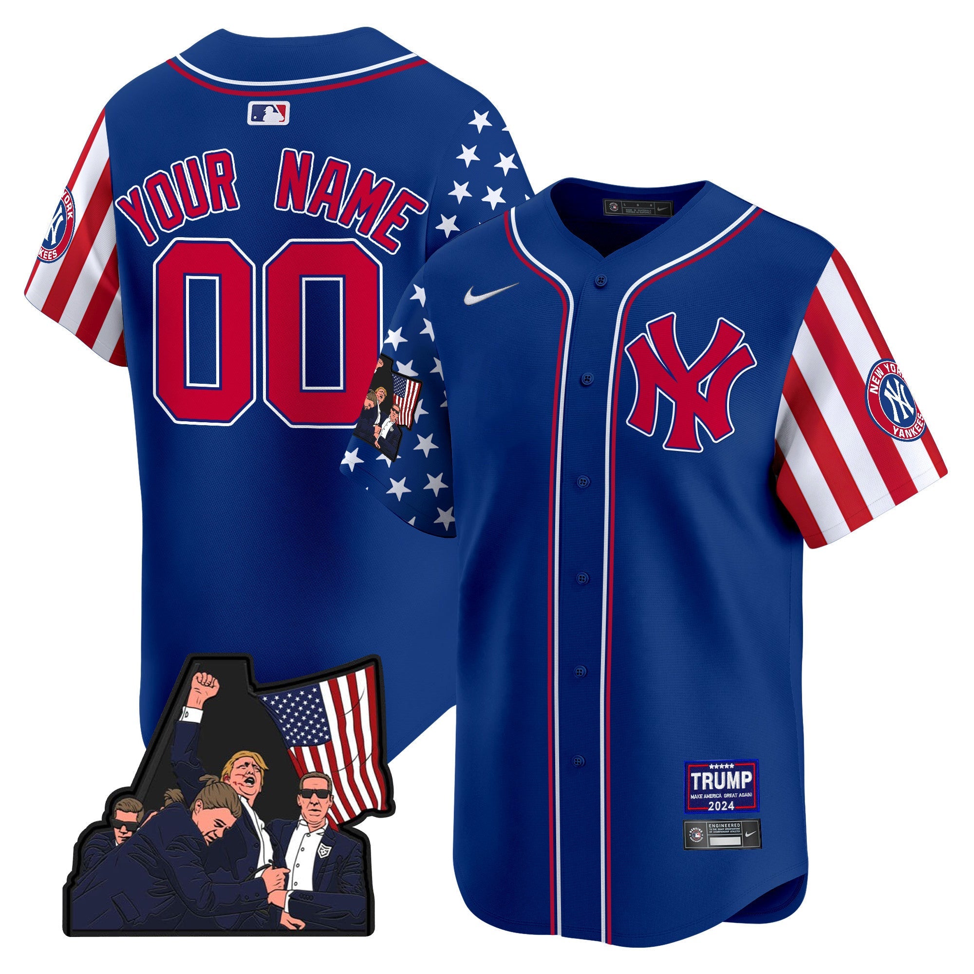 New York Make American Great Again Vapor Premier Limited Custom Jersey
