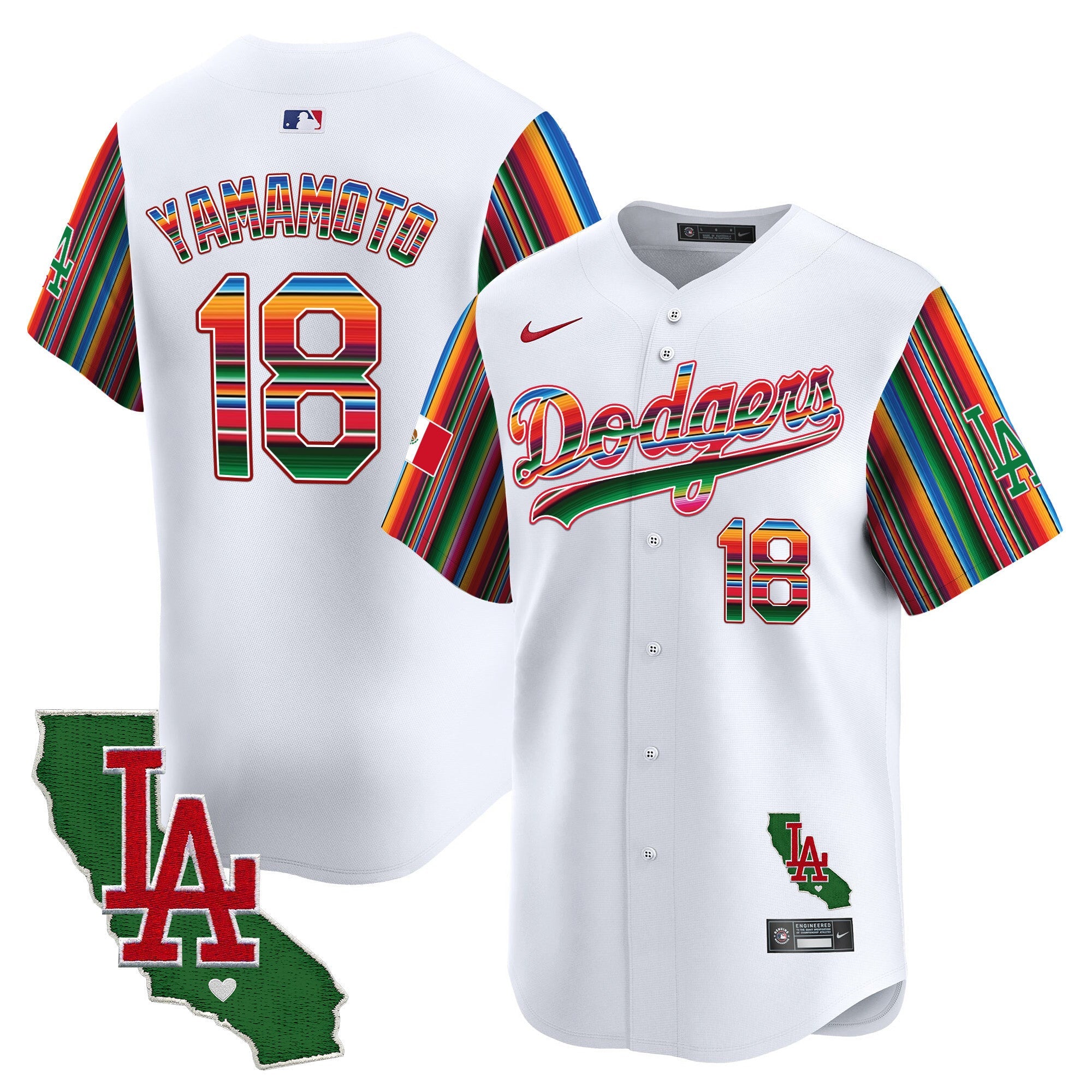 Men’s Mexico California Patch Vapor Premier Limited Jersey V5