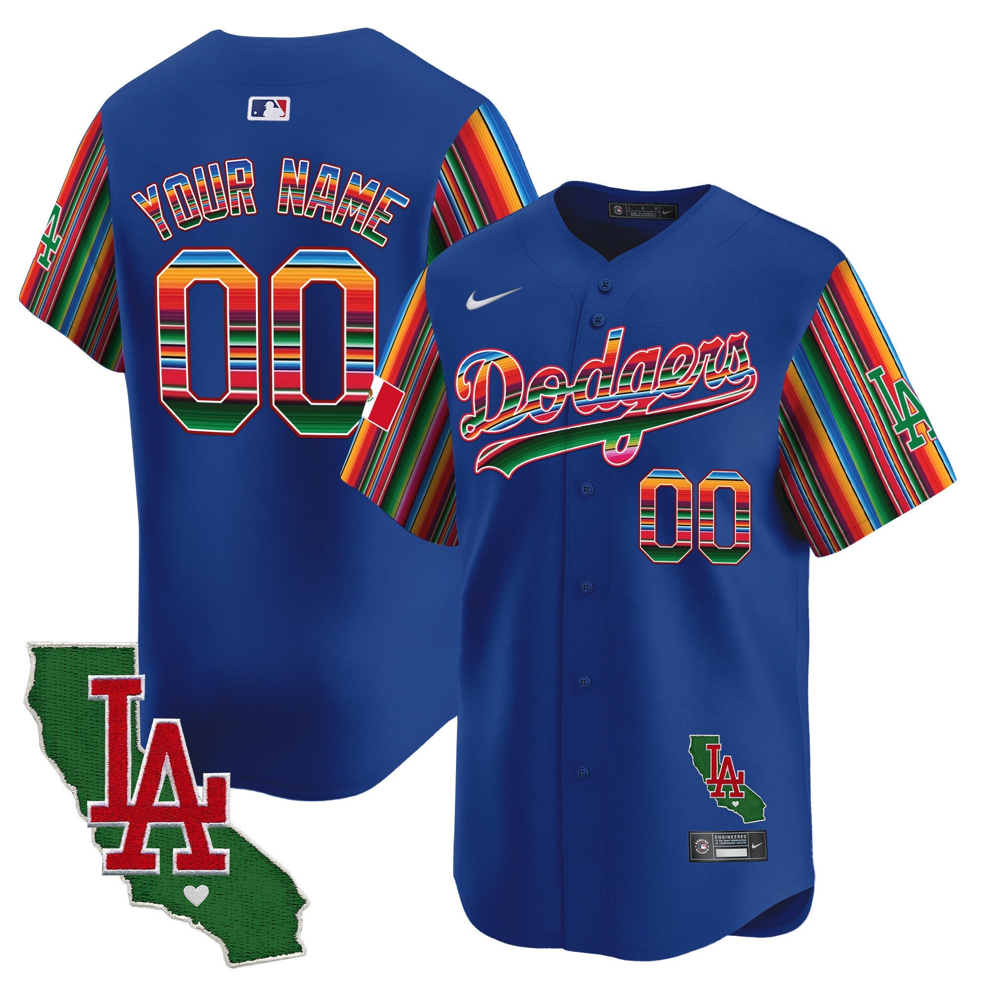 Mexico California Patch Vapor Premier Limited Custom Jersey V5