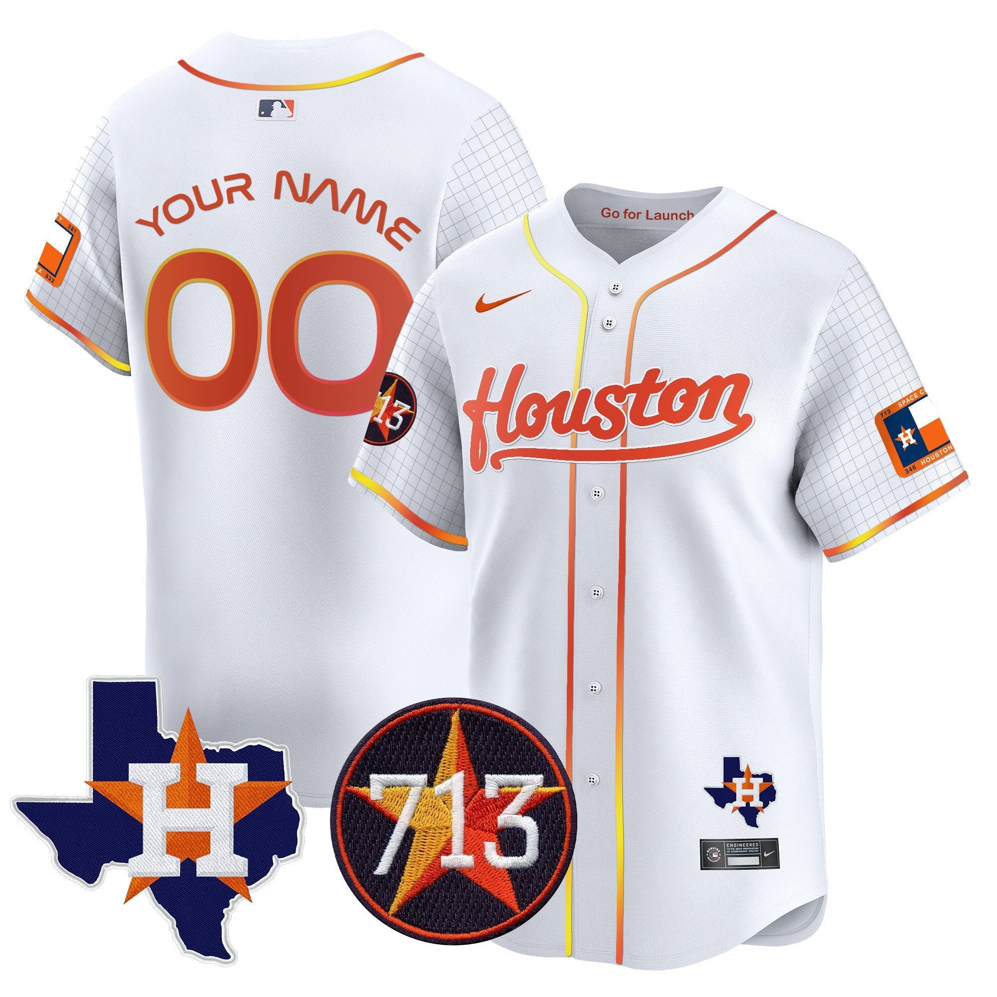 Space City 713 Patch Vapor Premier Limited Custom Jersey