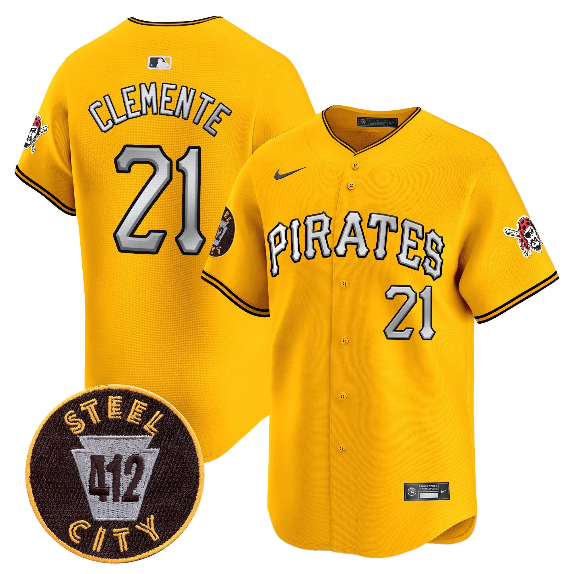 Men’s Pittsburgh 412 Patch Vapor Premier Limited Jersey V6