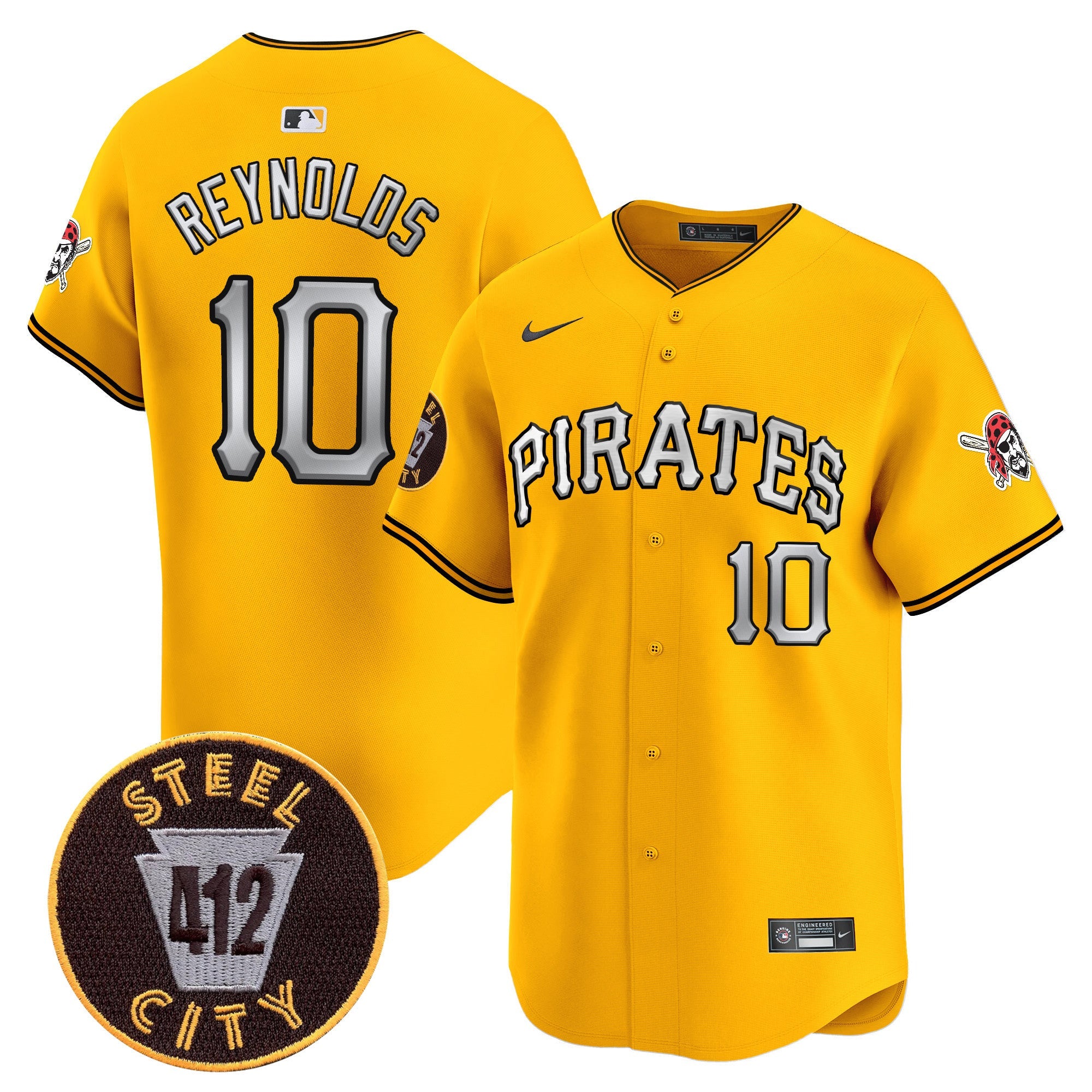 Men’s Pittsburgh 412 Patch Vapor Premier Limited Jersey V6