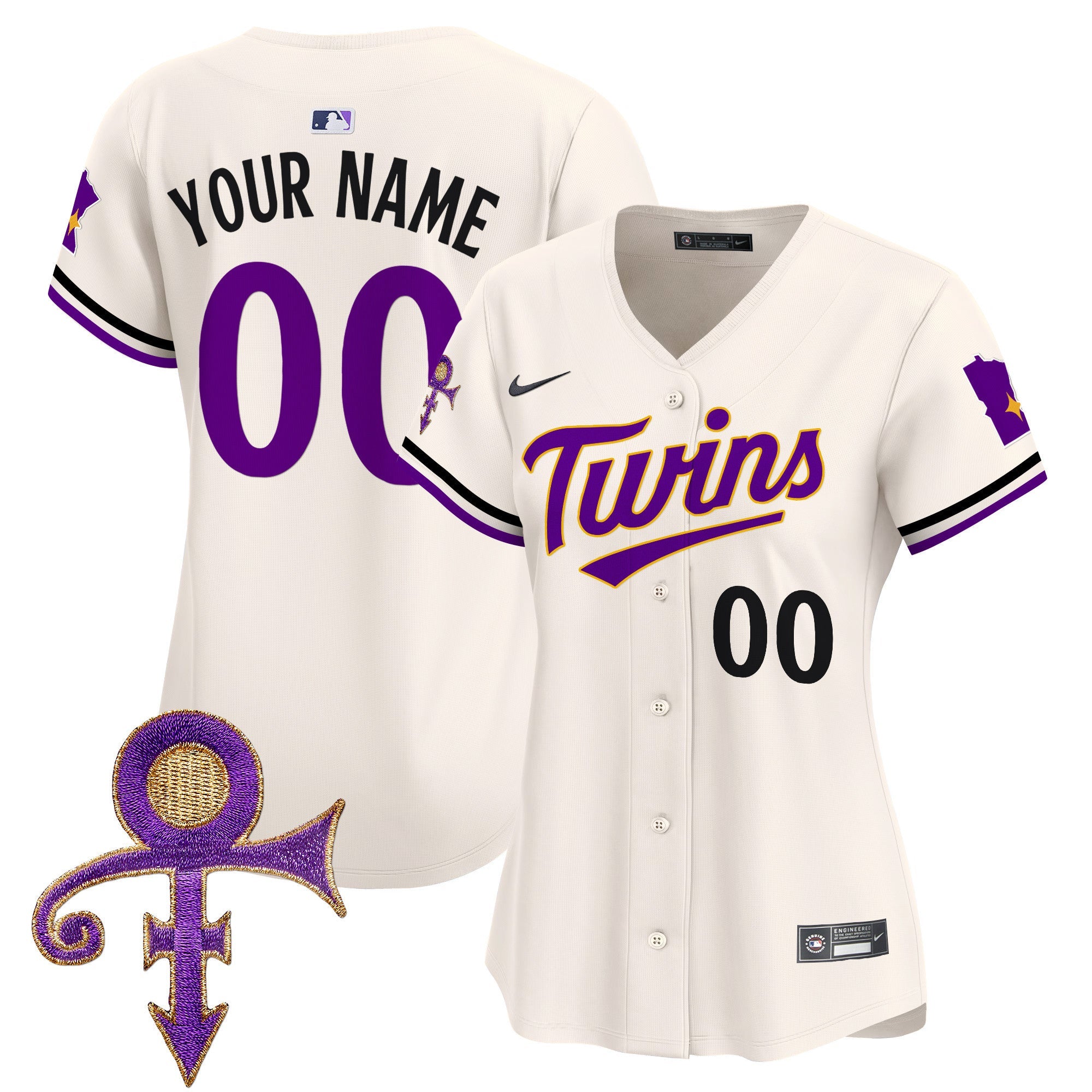 Minnesota Prince Patch Vapor Premier Limited Custom Jersey V3