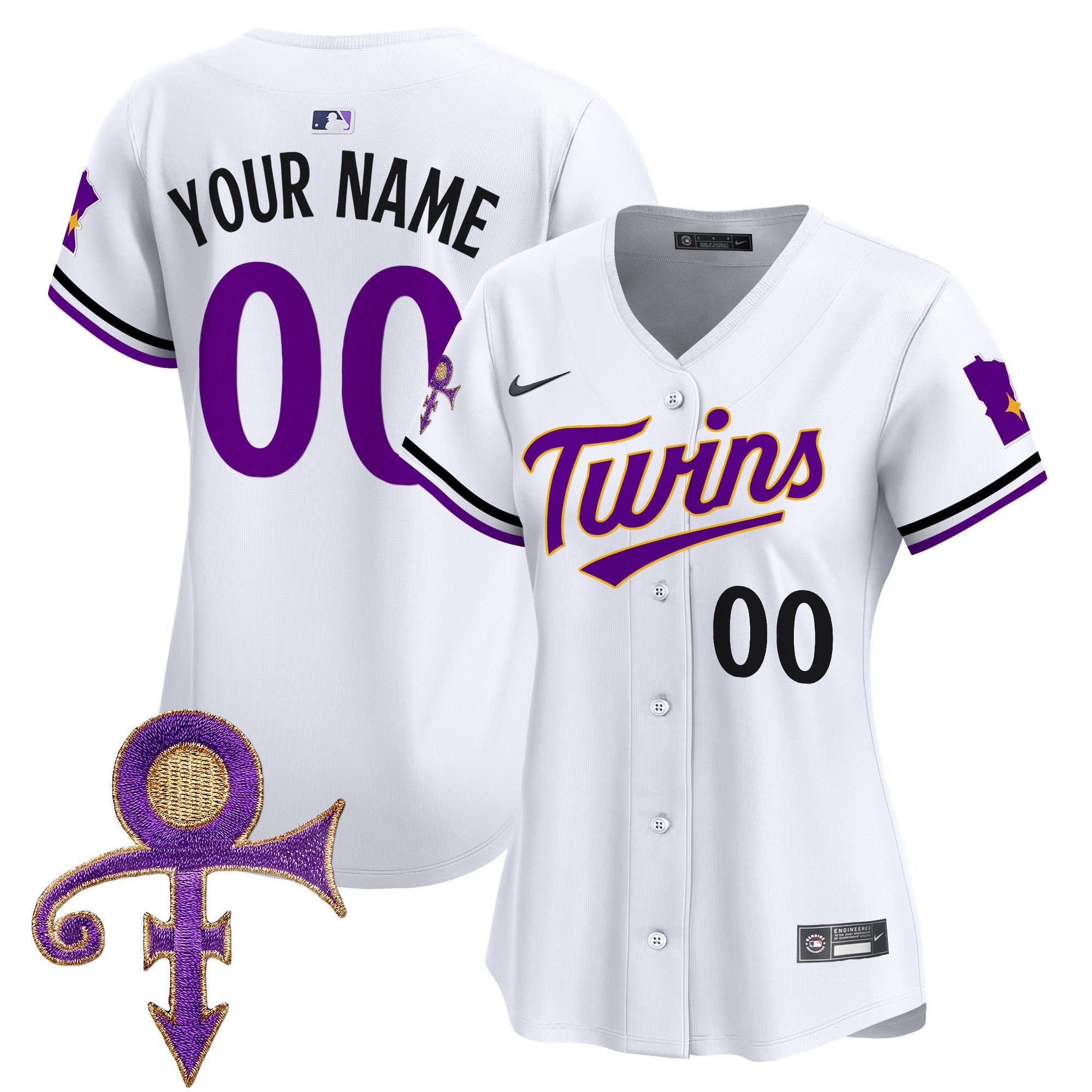 Minnesota Prince Patch Vapor Premier Limited Custom Jersey V3