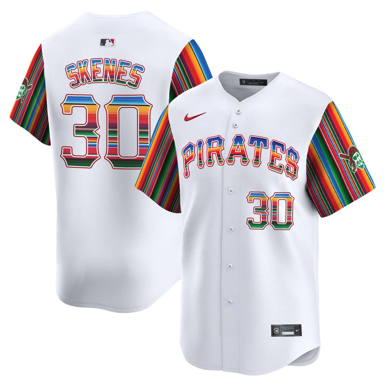 Paul Skenes Pittsburgh Mexico White Premier Limited Jersey