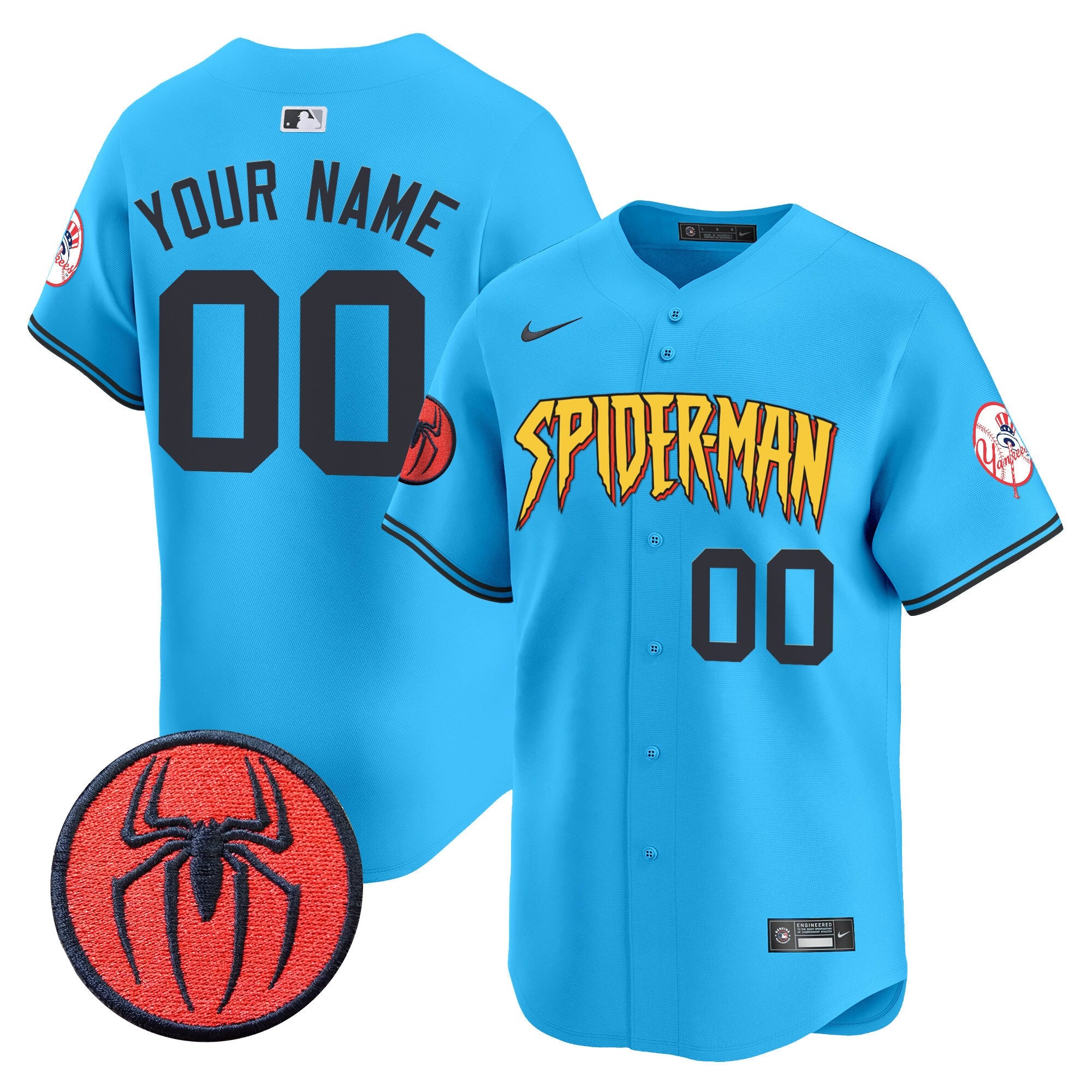 New York Spider-Man Vapor Premier Limited Custom Jersey