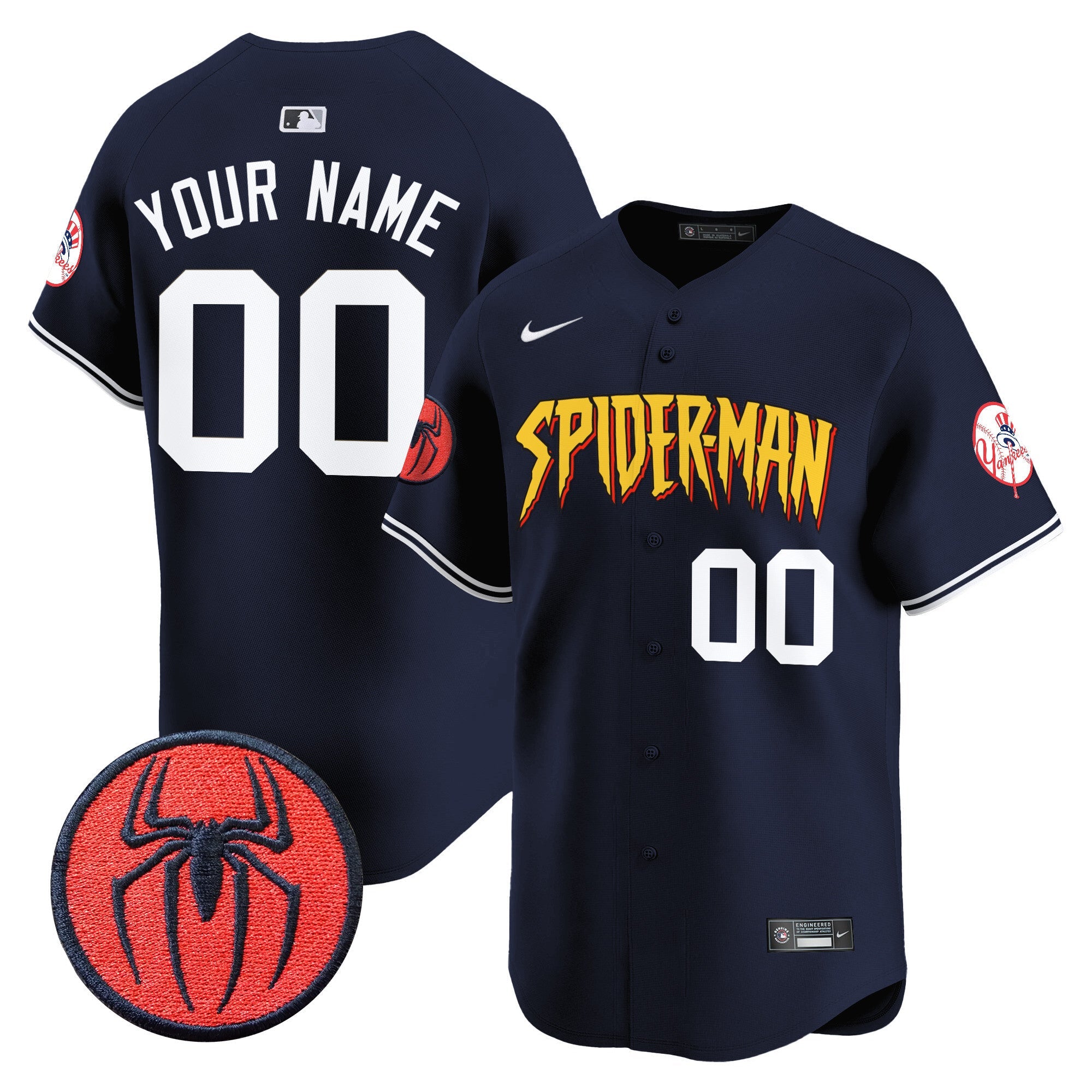 New York Spider-Man Vapor Premier Limited Custom Jersey