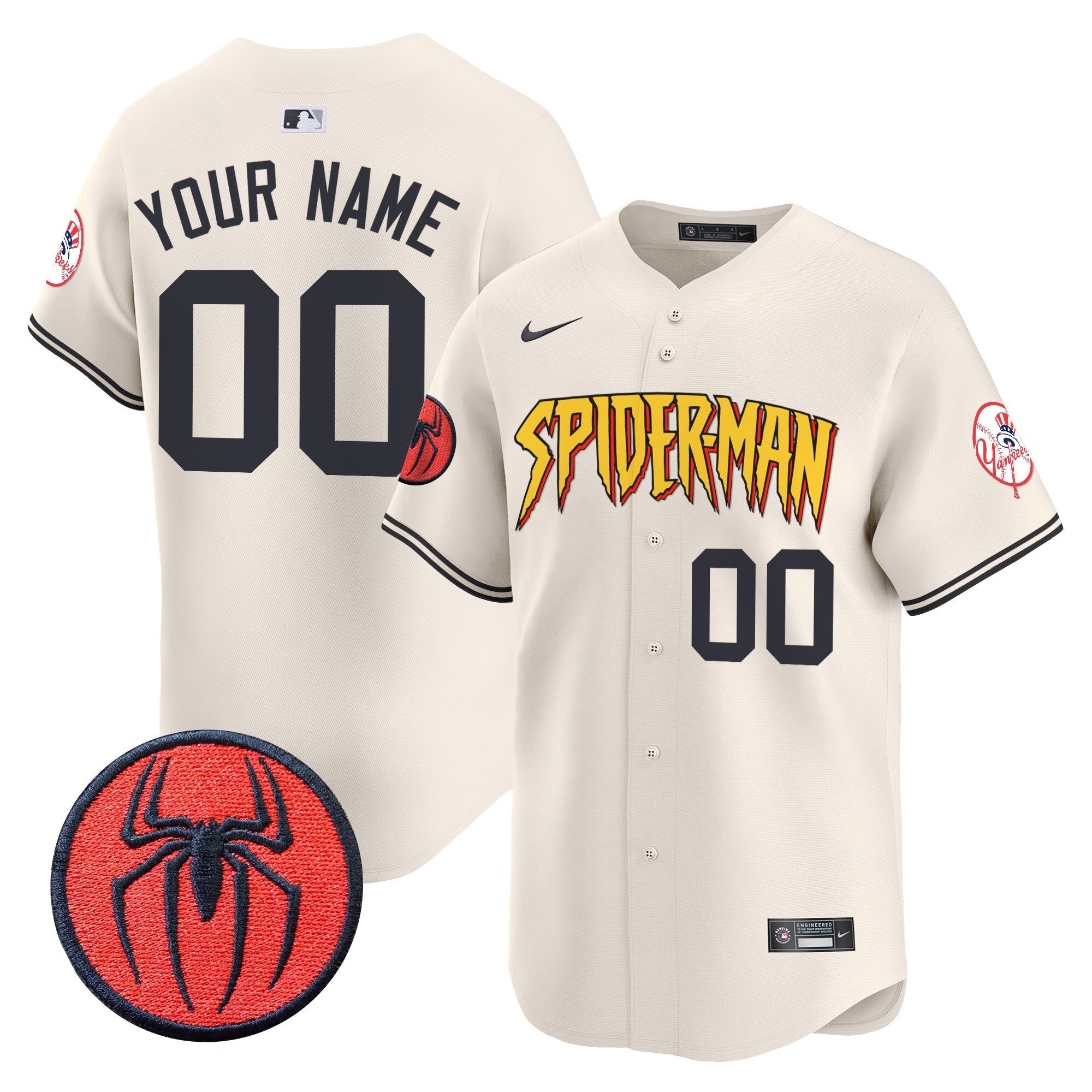 New York Spider-Man Vapor Premier Limited Custom Jersey