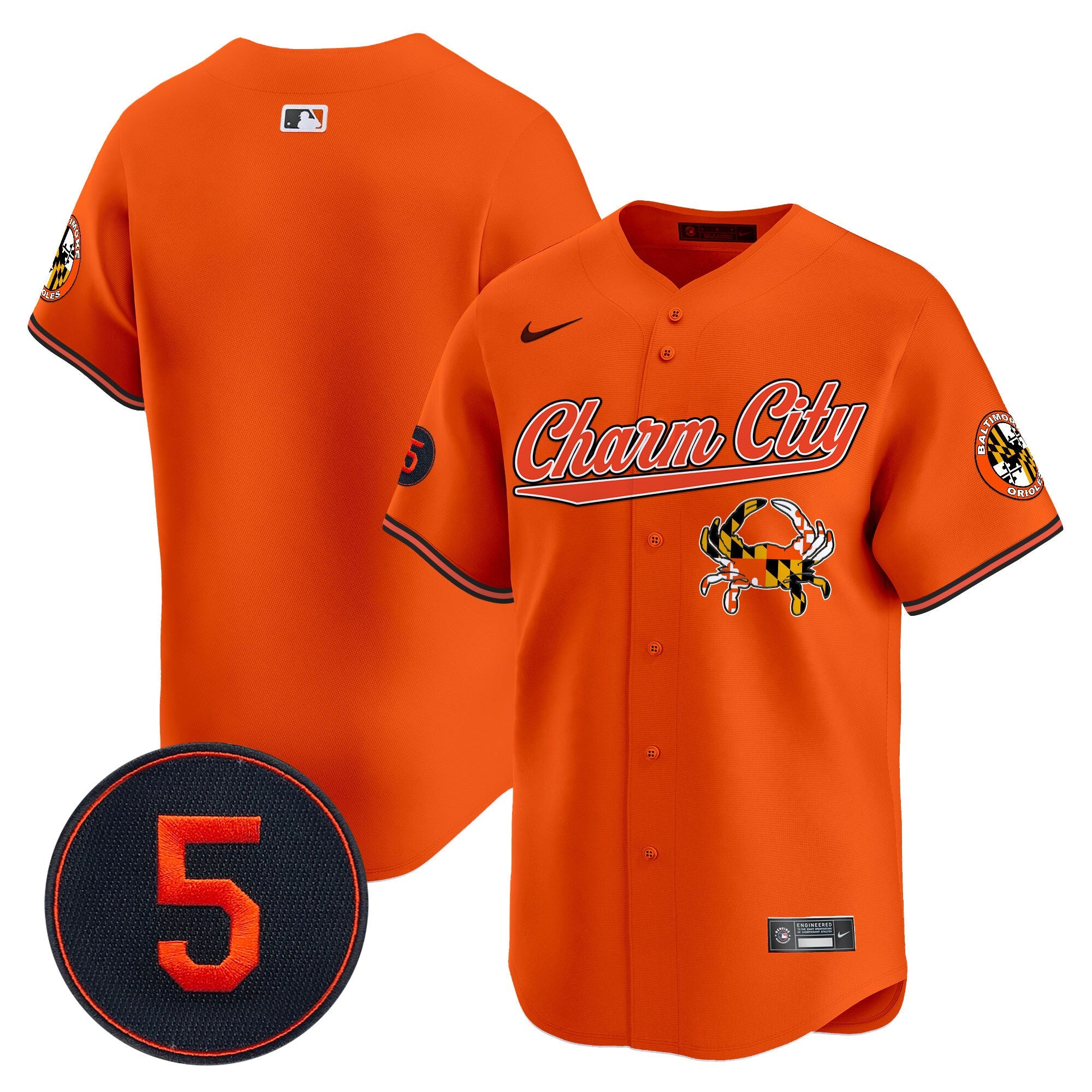 Men’s Baltimore Robinson Patch Vapor Premier Limited Jersey V8