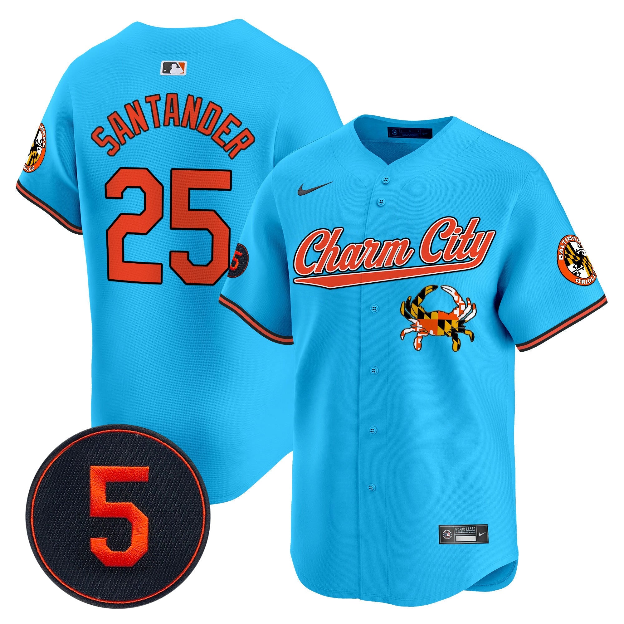 Men’s Baltimore Robinson Patch Vapor Premier Limited Jersey V8
